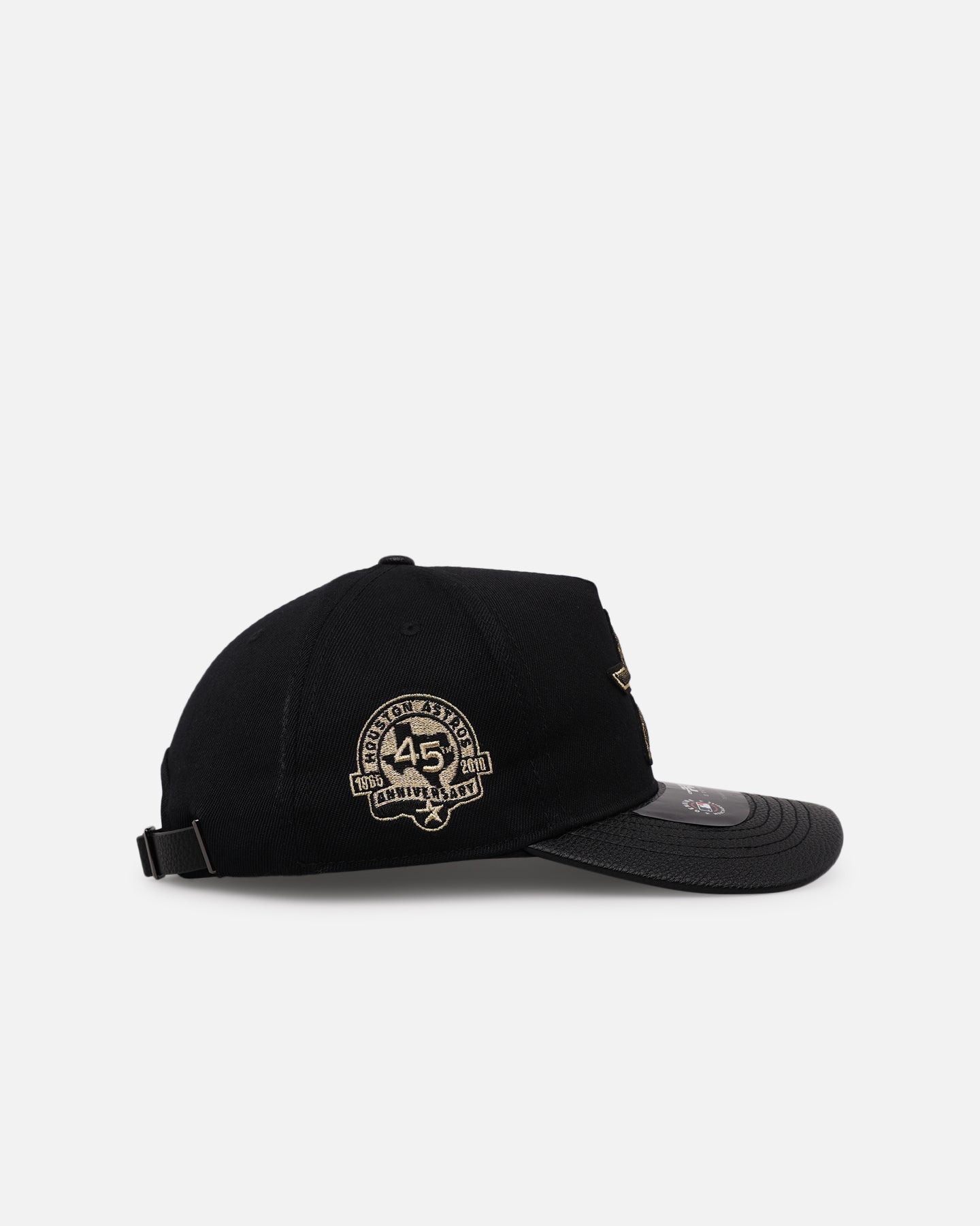 Pro Standard Houston Astros 'Gold Twist' Pro Pinch Strapback Black/Gold