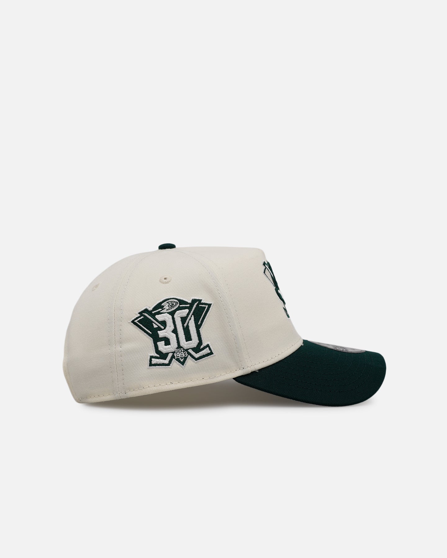 New Era Anaheim Ducks 'Evergreen 2.0' 9FORTY A-Frame Snapback Chrome/Dark Green