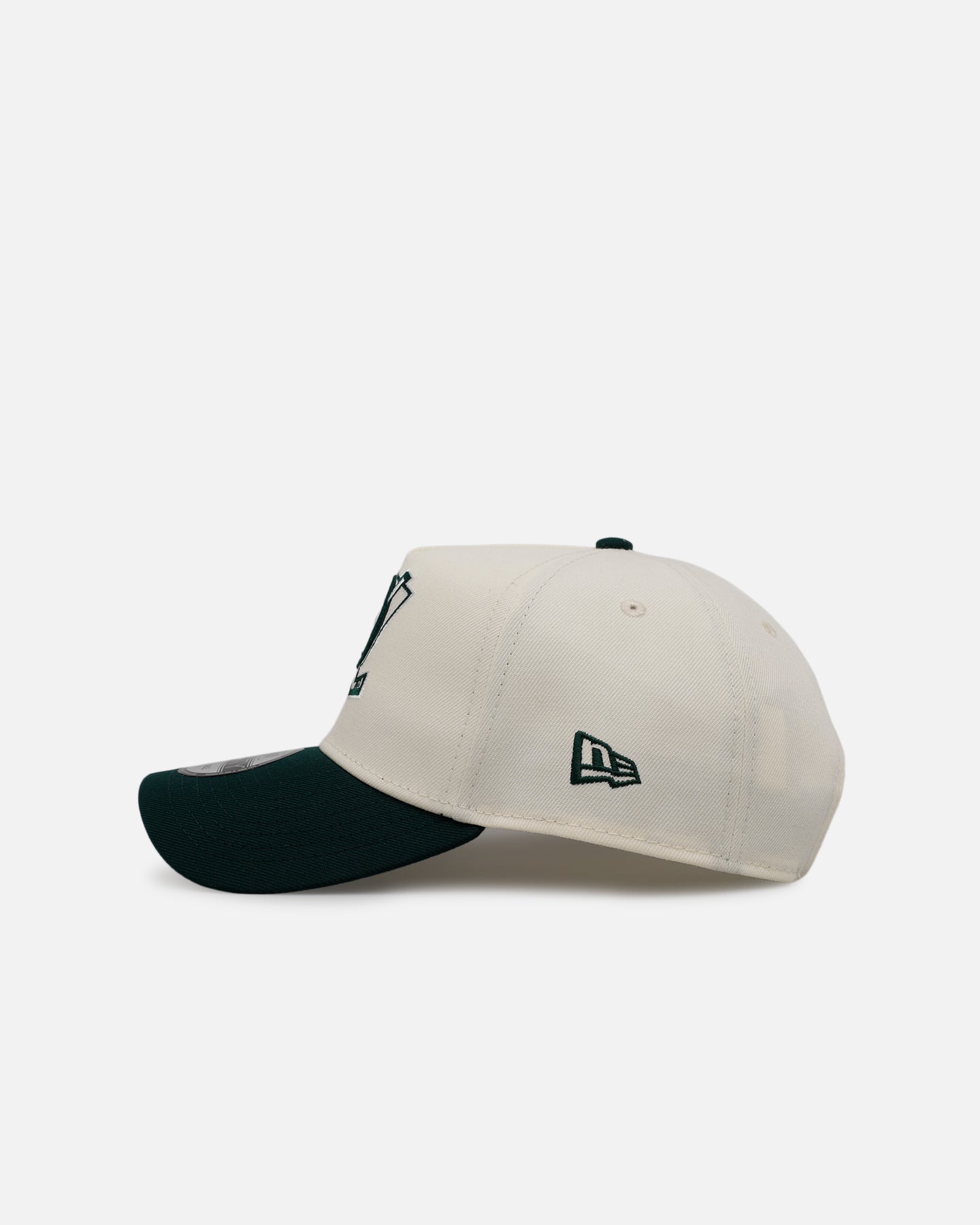 New Era Anaheim Ducks 'Evergreen 2.0' 9FORTY A-Frame Snapback Chrome/Dark Green