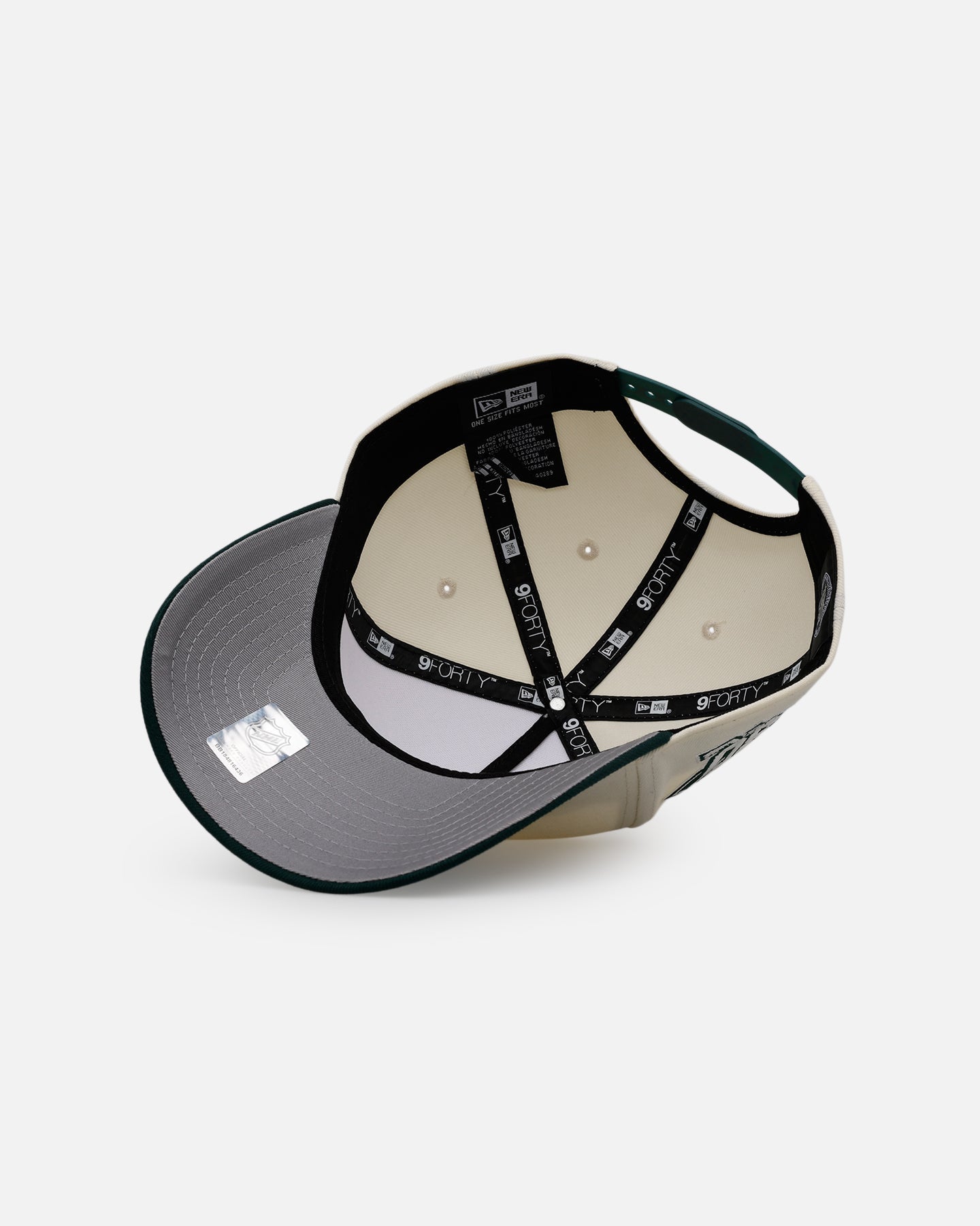 New Era Anaheim Ducks 'Evergreen 2.0' 9FORTY A-Frame Snapback Chrome/Dark Green
