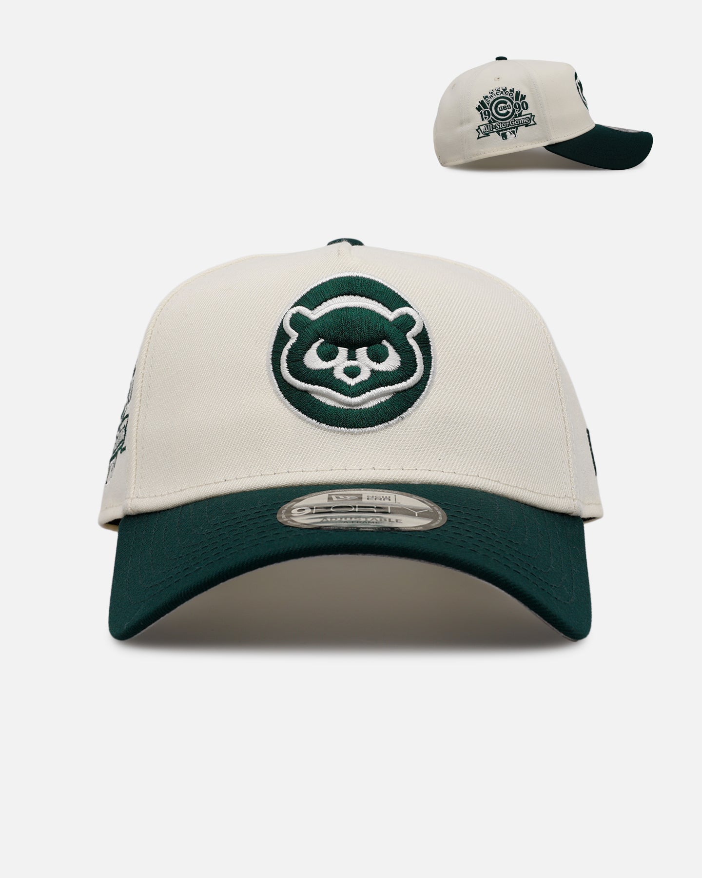 New Era Chicago Cubs 'Evergreen 2.0' 9FORTY A-Frame Snapback Chrome/Dark Green