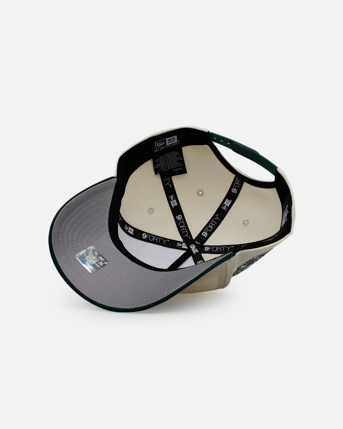 New Era Las Vegas Raiders 'Evergreen 2.0' 9FORTY A-Frame Snapback Chrome/Dark Green