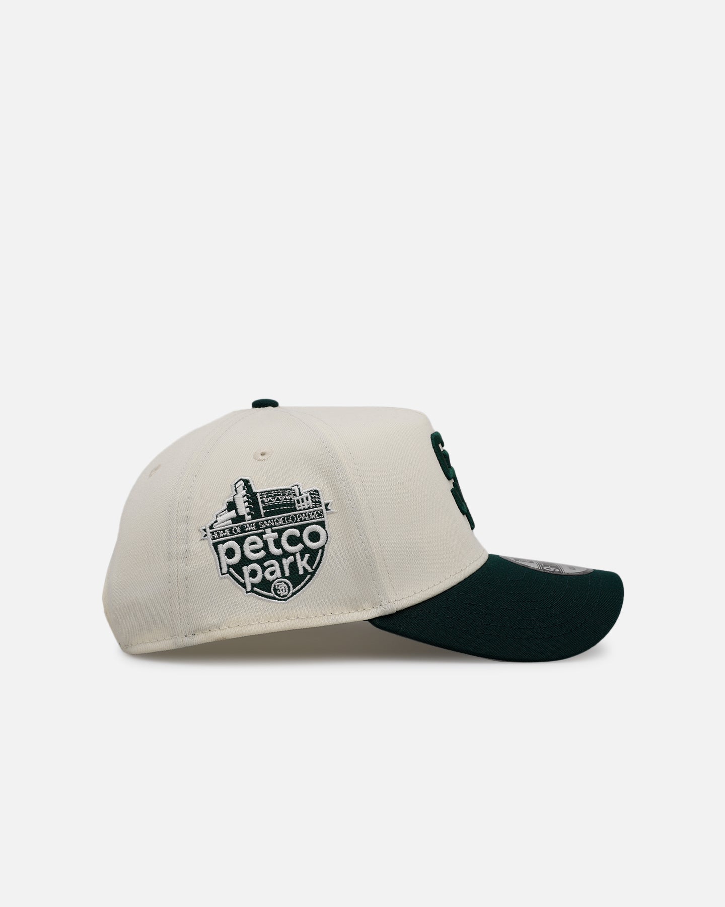 New Era San Diego Padres 'Evergreen 2.0' 9FORTY A-Frame Snapback Chrome/Dark Green