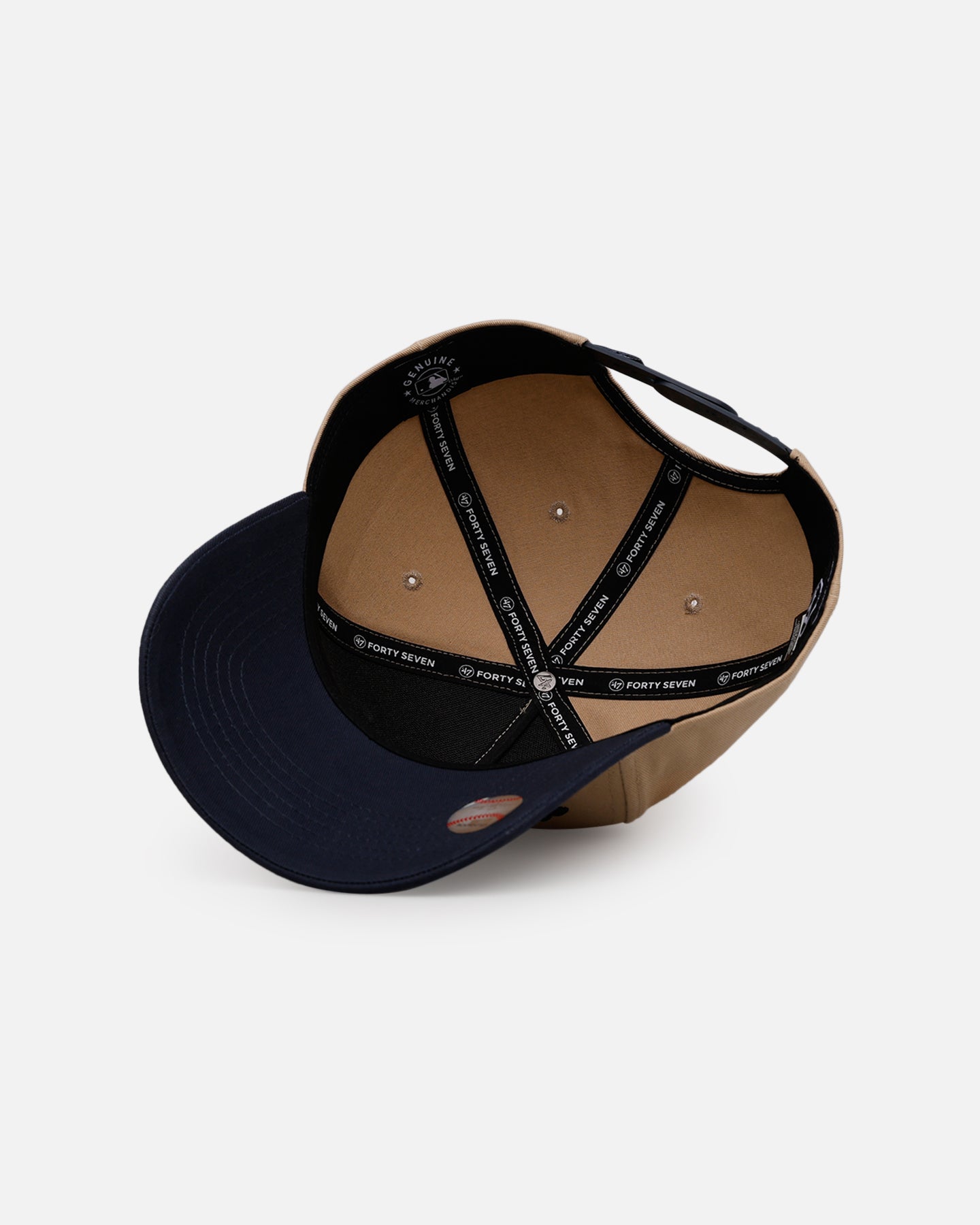 47 Brand New York Yankees 'Arch' 47 Offside Snapback Khaki/Official Team Color