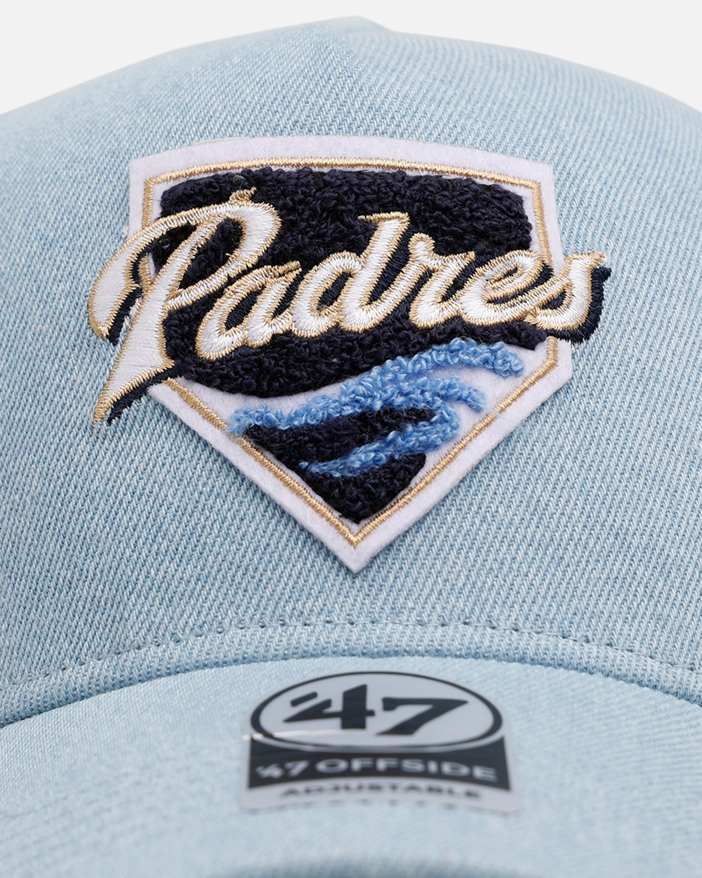 47 Brand San Diego Padres 'Denim Chenille' 47 Offside Snapback Denim