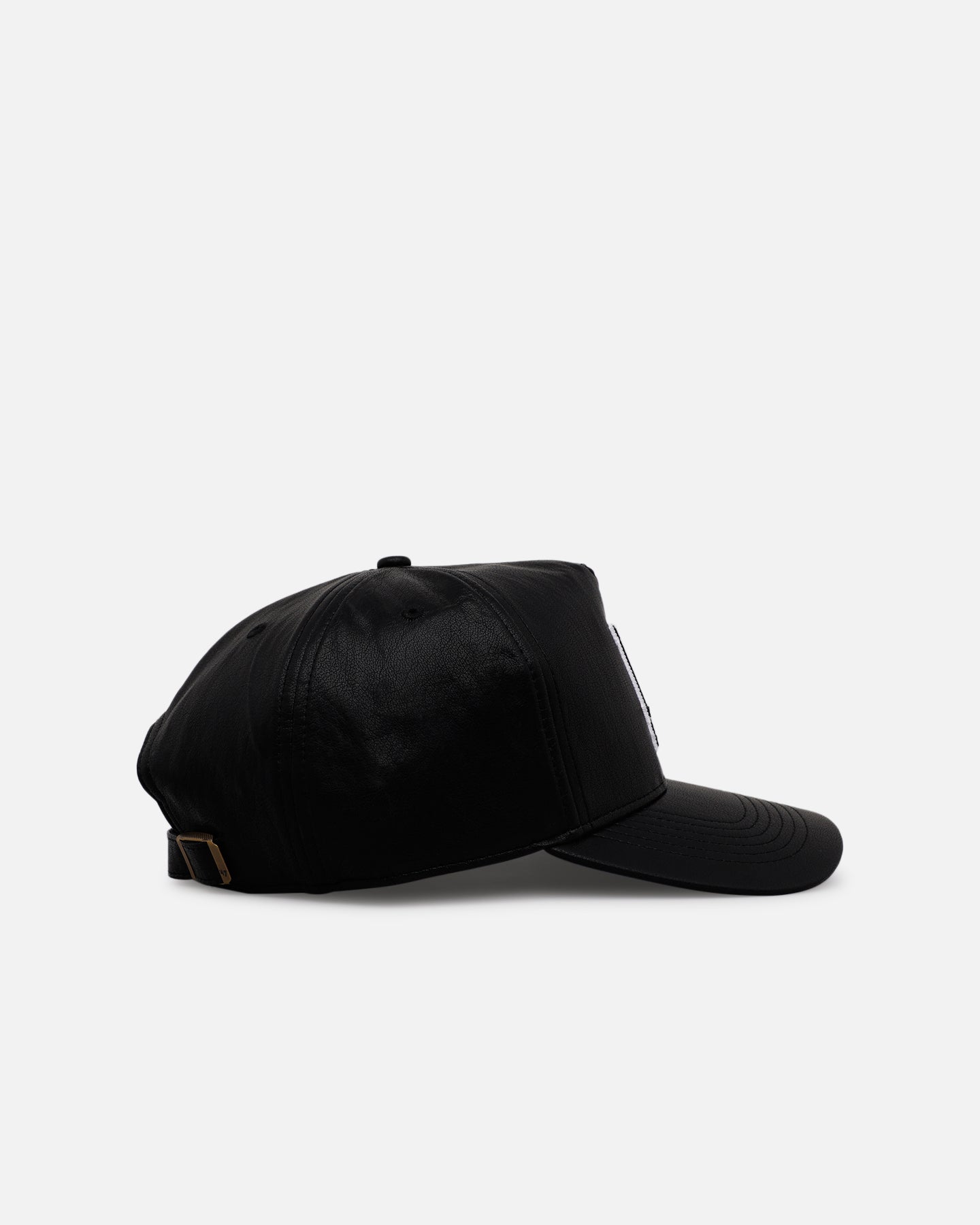 47 Brand Los Angeles Dodgers 'Leather' Hitch Strapback Black