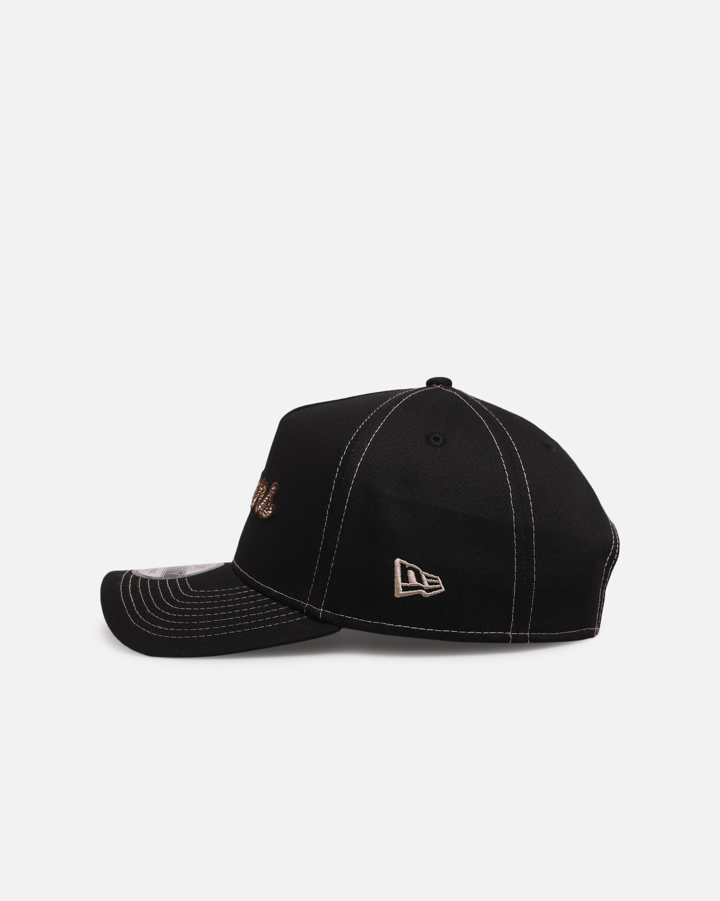 New Era Houston Texans 'Rope Script' 9FORTY A-Frame Snapback Black/White