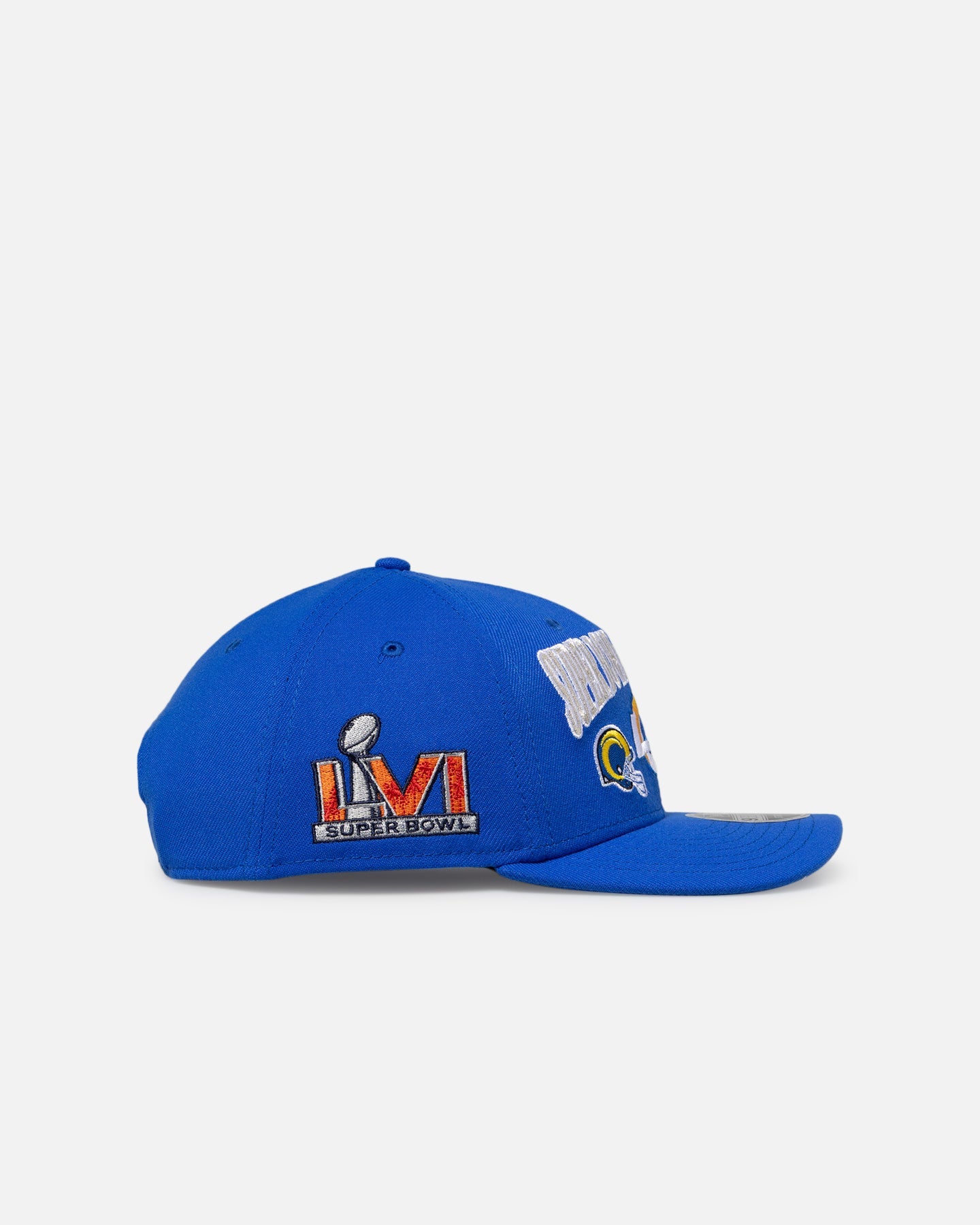 New Era Los Angeles Rams 'Super Bowl Champs' 9SEVENTY Stretch Snapback Official Team Colour