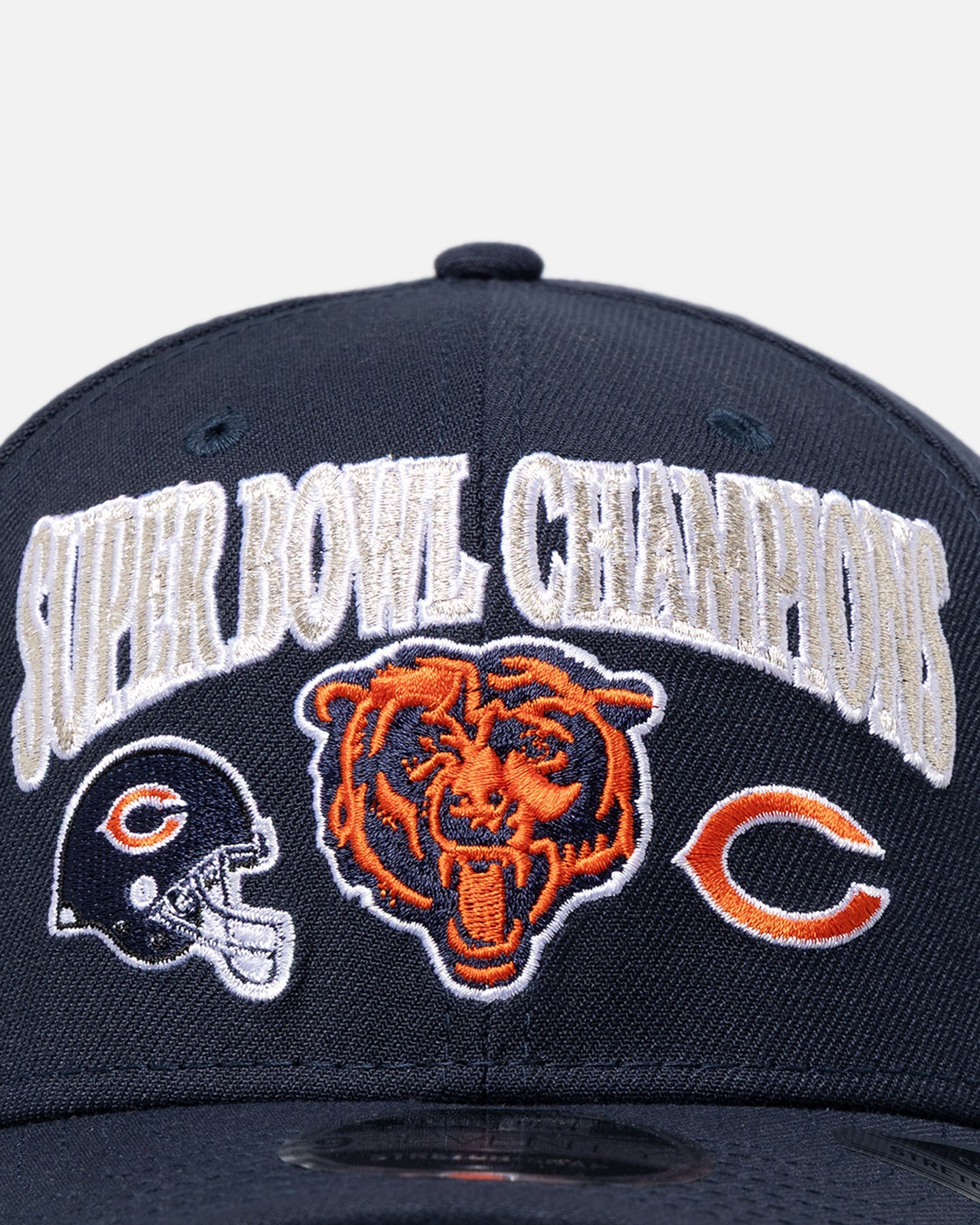 New Era Chicago Bears 'Super Bowl Champs' 9SEVENTY Stretch Snapback Official Team Colour