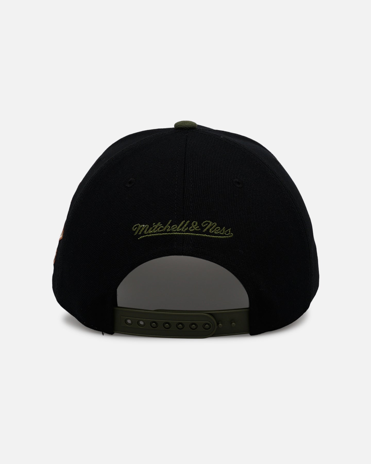 Mitchell & Ness Atlanta Braves 'Olive Cargos' Pro Pinch Snapback Olive/Black