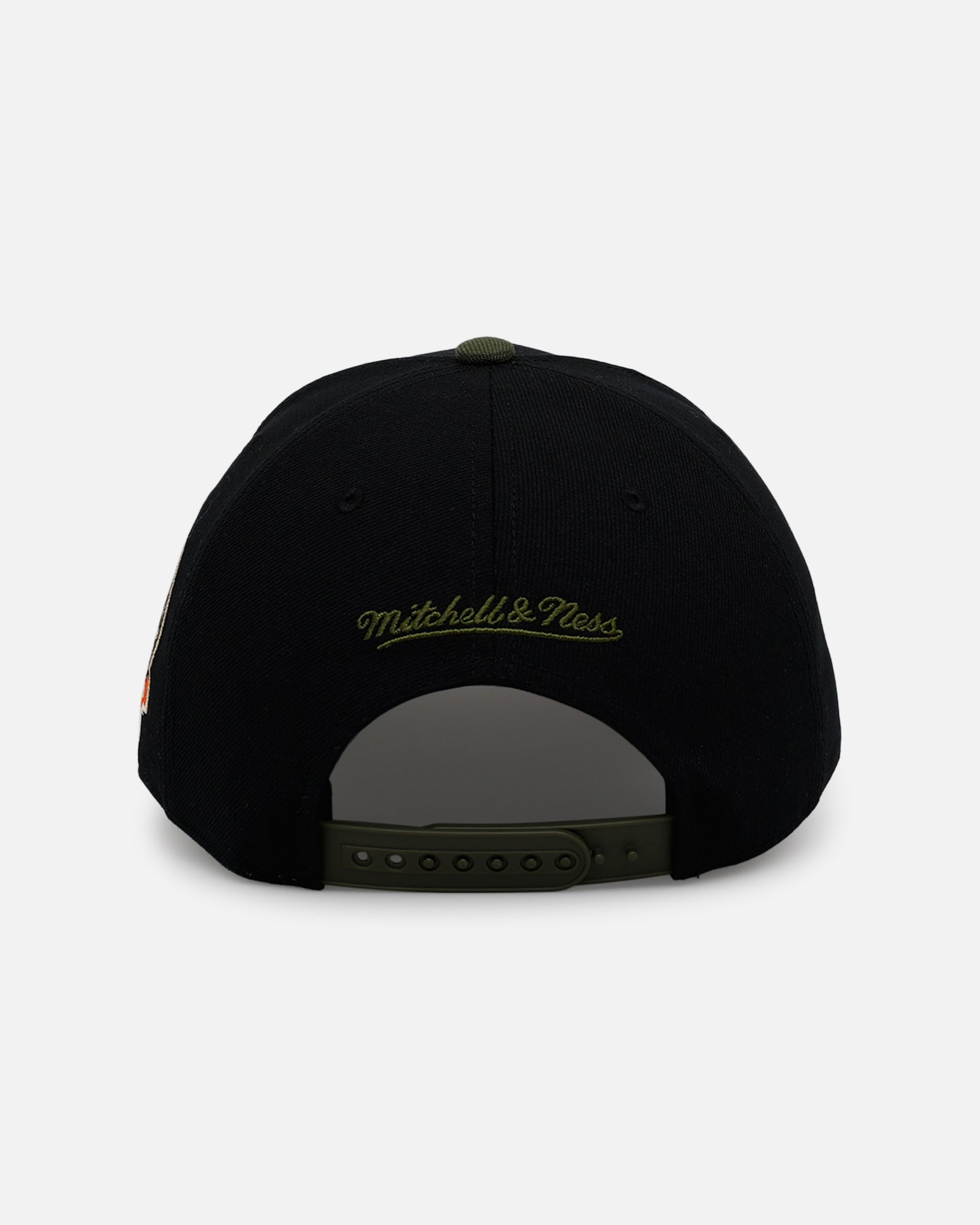 Mitchell & Ness Los Angeles Dodgers 'Olive Cargos' Pro Pinch Snapback Olive/Black