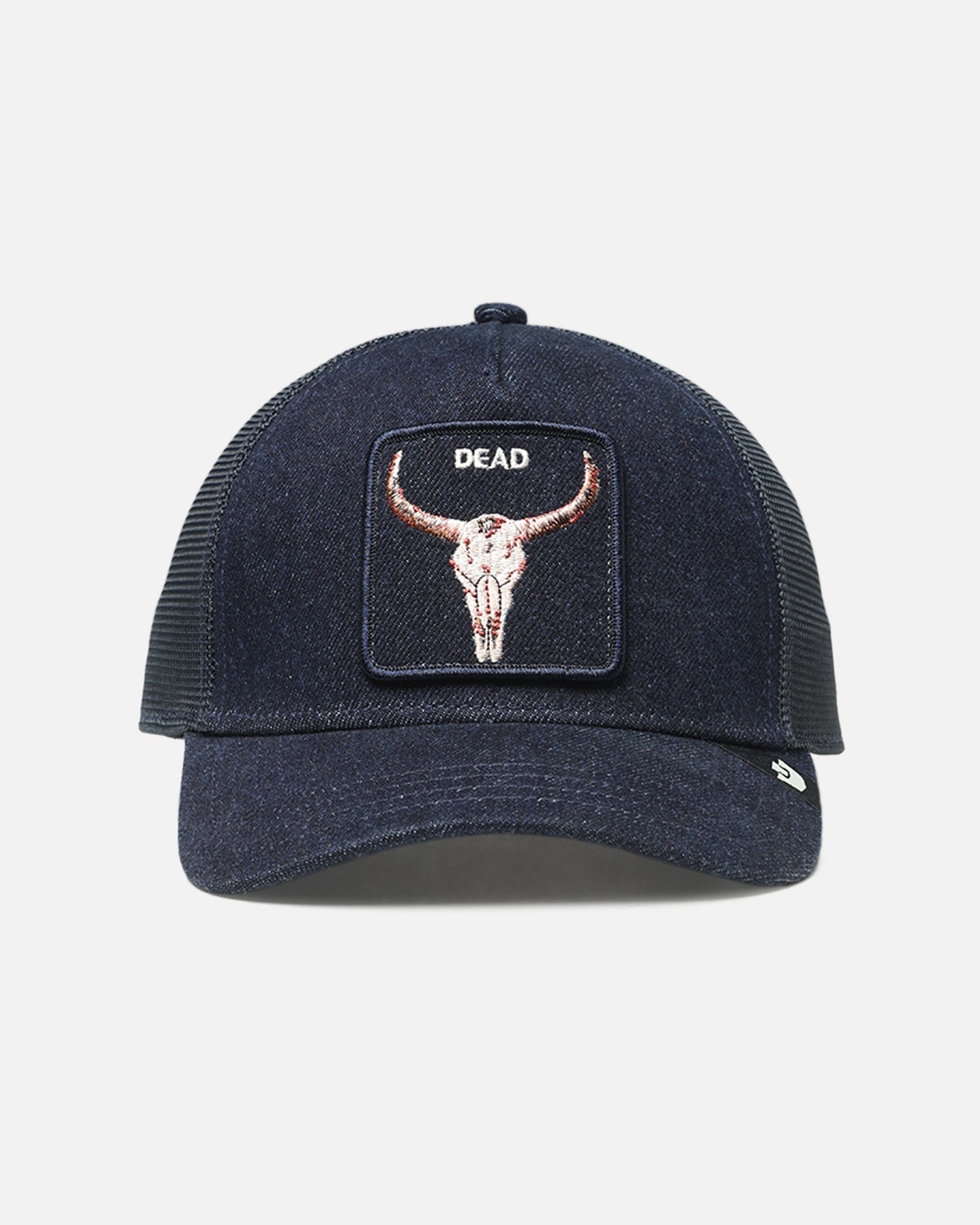 Goorin Bros Denim Dead Trucker Snapback Dark Denim
