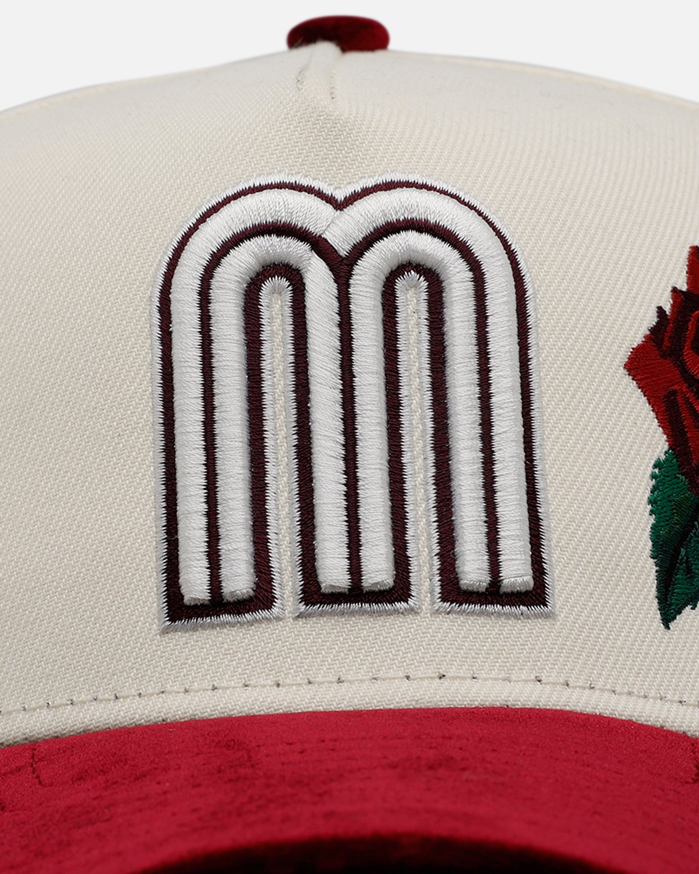 New Era Mexico National Baseball Team 'Velvet Roses' 9FORTY A-Frame Snapback Chrome