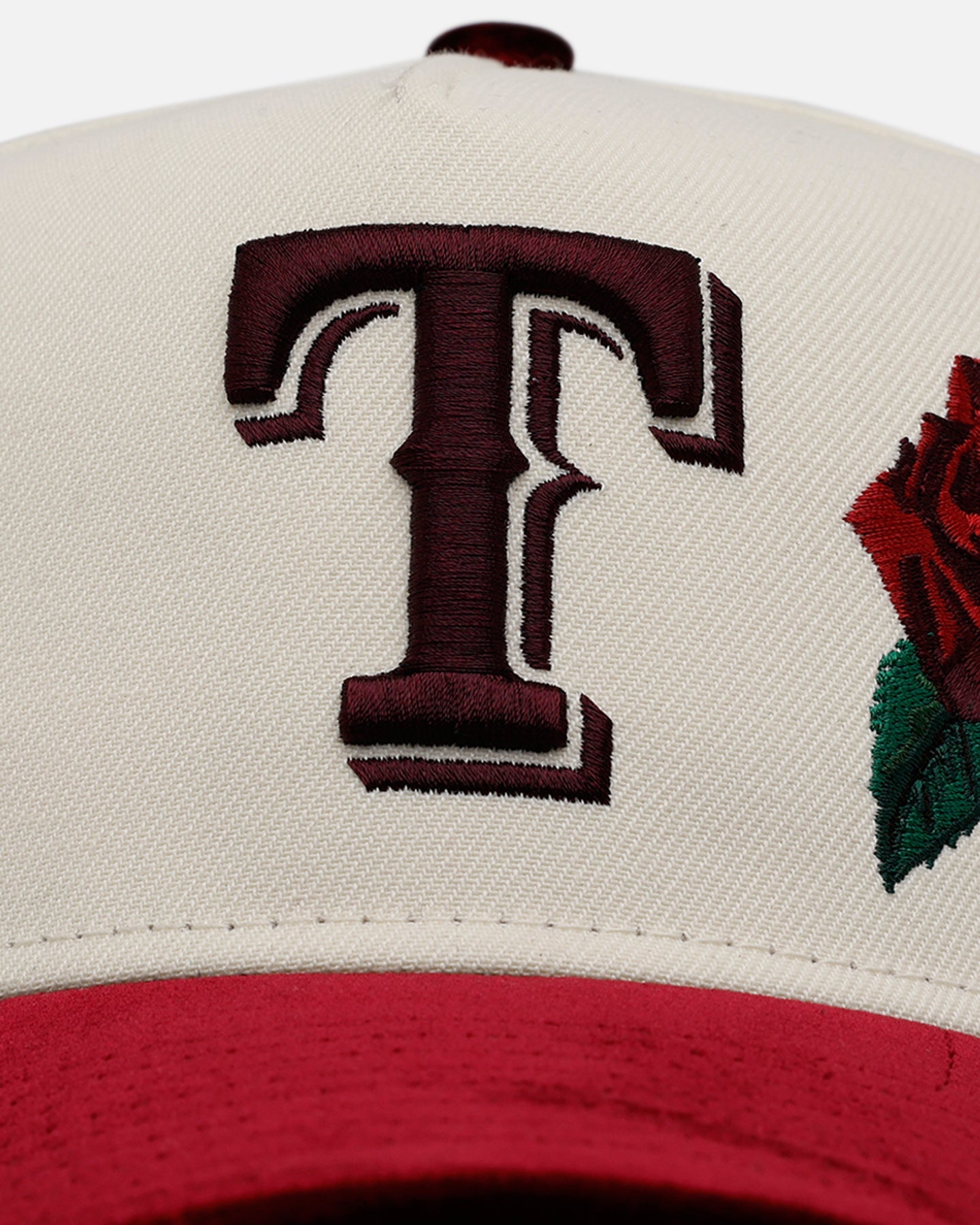New Era Texas Rangers 'Velvet Roses' 9FORTY A-Frame Snapback Chrome