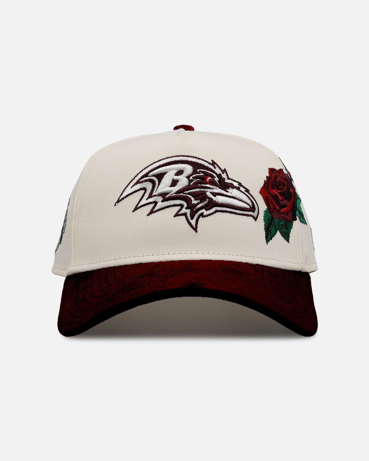 New Era Baltimore Ravens 'Velvet Roses' 9FORTY A-Frame Snapback Chrome
