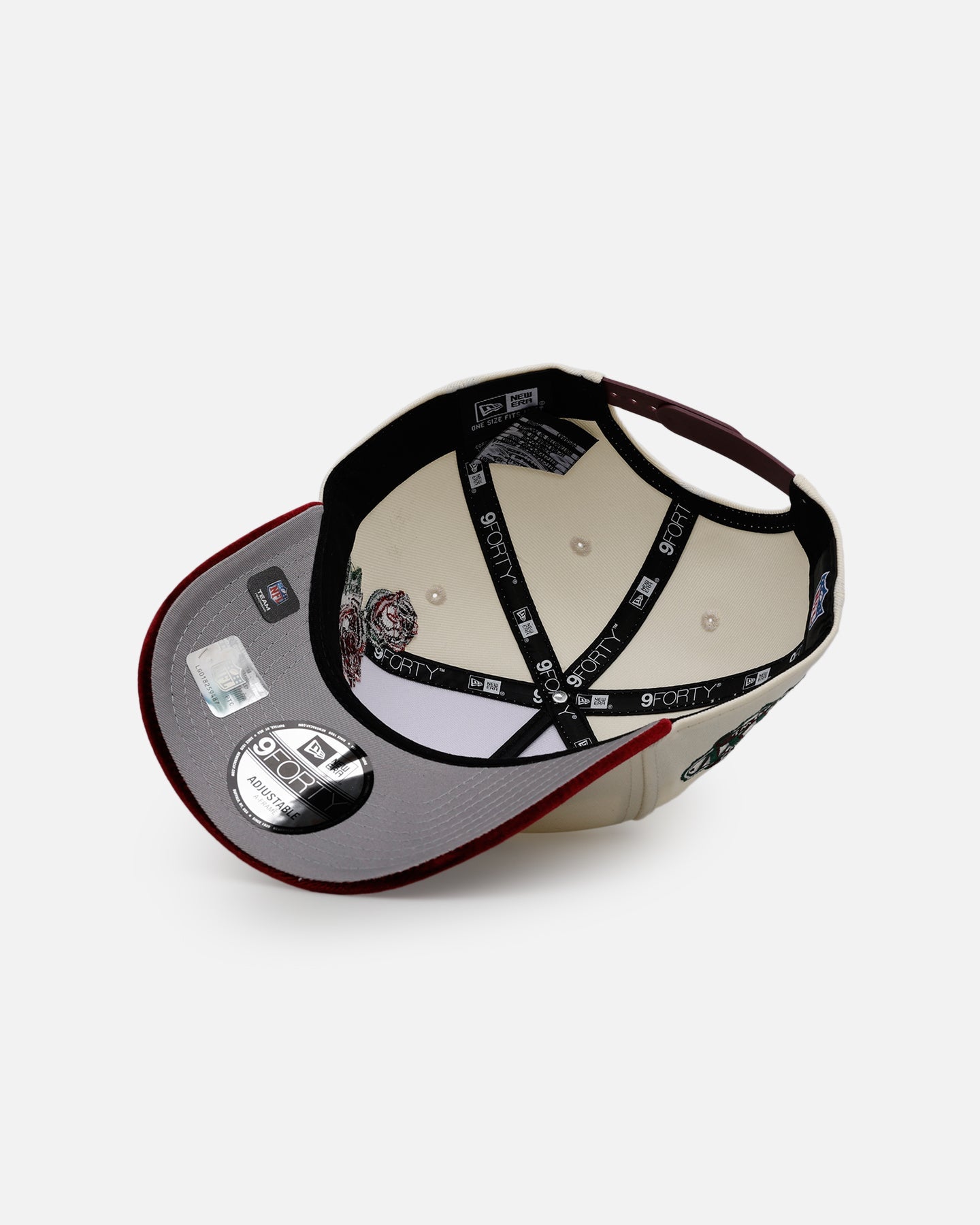 New Era Baltimore Ravens 'Velvet Roses' 9FORTY A-Frame Snapback Chrome