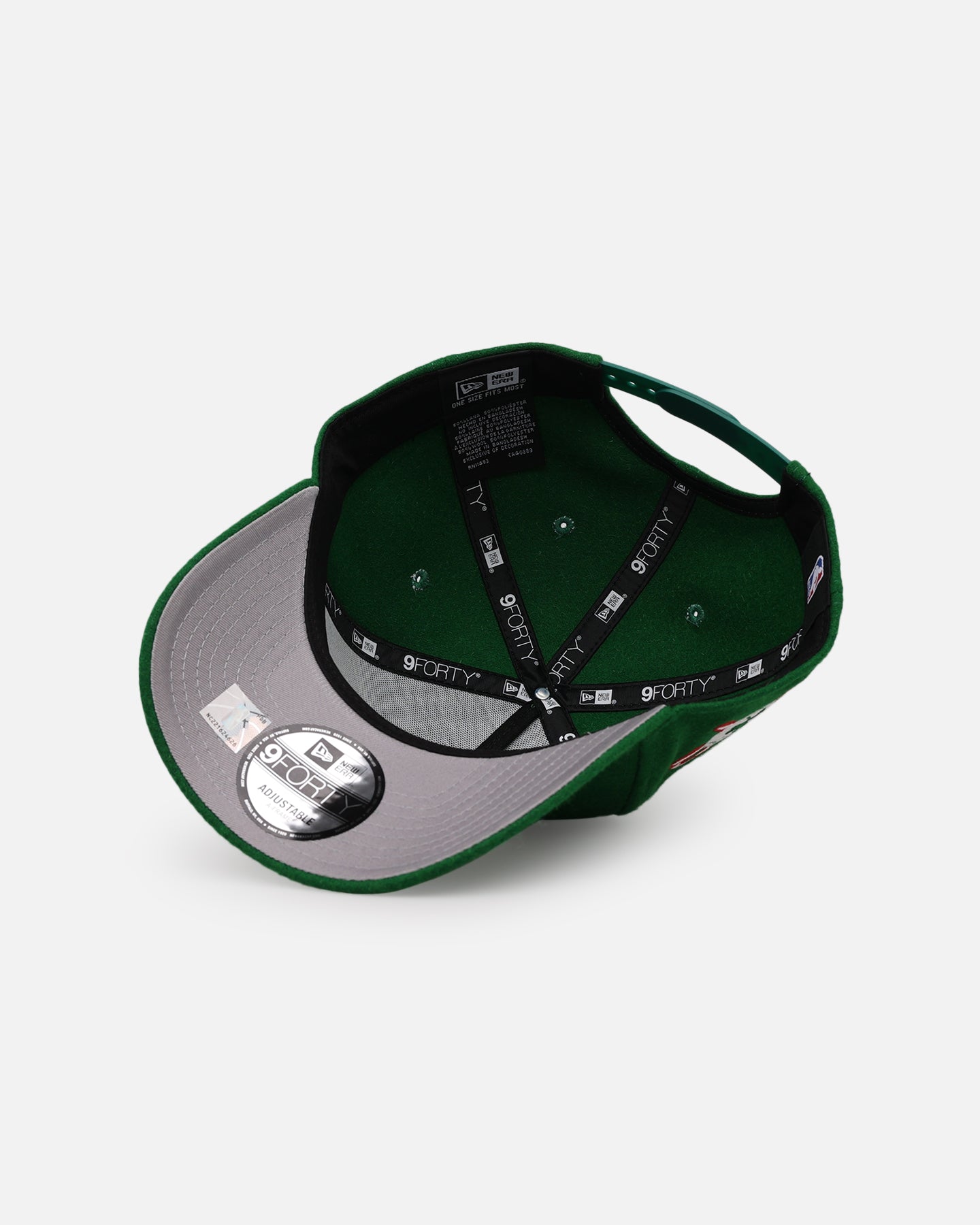 New Era Boston Celtics 'Candy Cane Side Patch' 9FORTY A-Frame Snapback Official Team Color