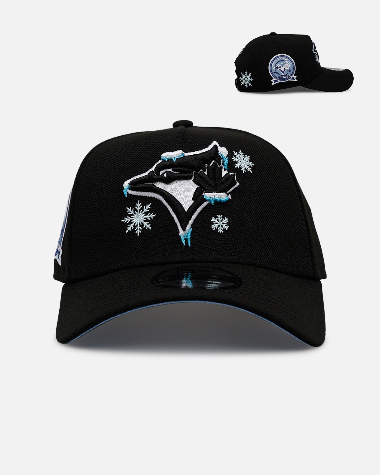 New Era Toronto Blue Jays 'Cold As Ice' 9FORTY A-Frame Snapback Black