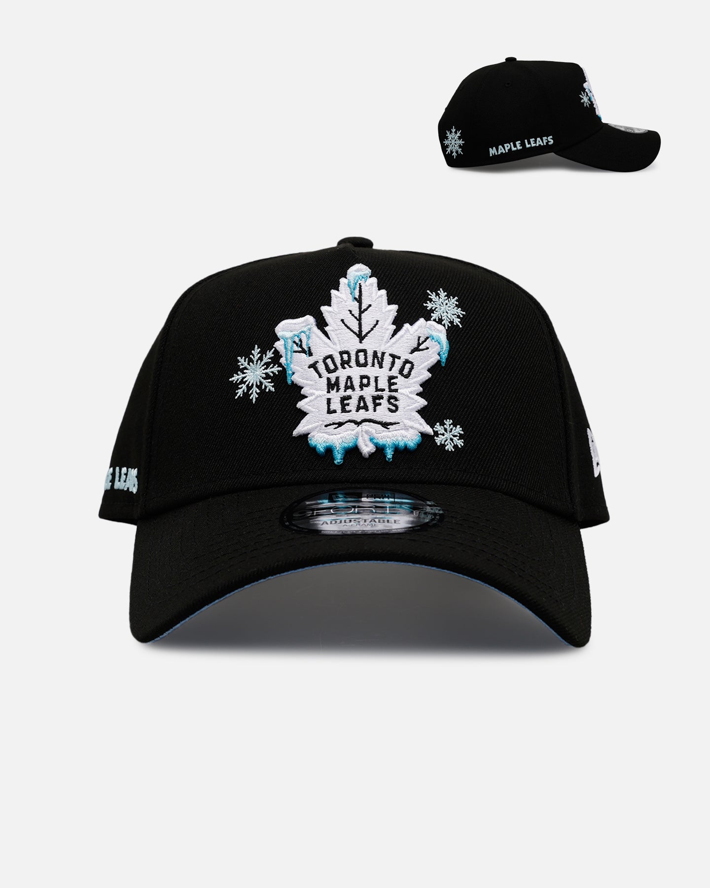 New Era Toronto Maple Leafs 'Cold As Ice' 9FORTY A-Frame Snapback Black