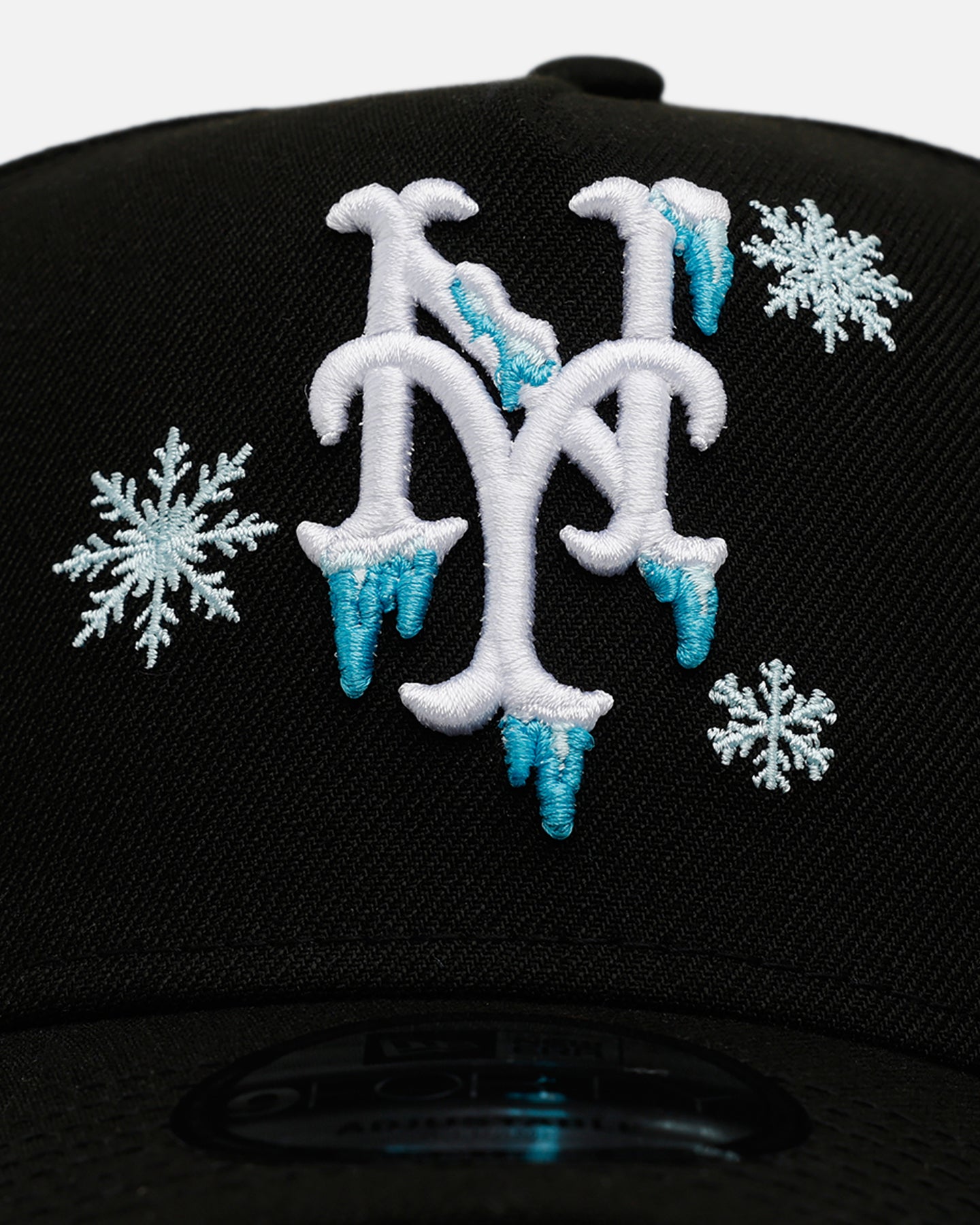New Era New York Mets 'Cold As Ice' 9FORTY A-Frame Snapback Black