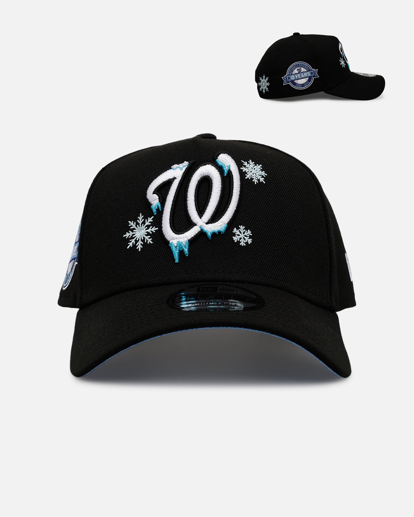 New Era Washington Nationals 'Cold As Ice' 9FORTY A-Frame Snapback Black