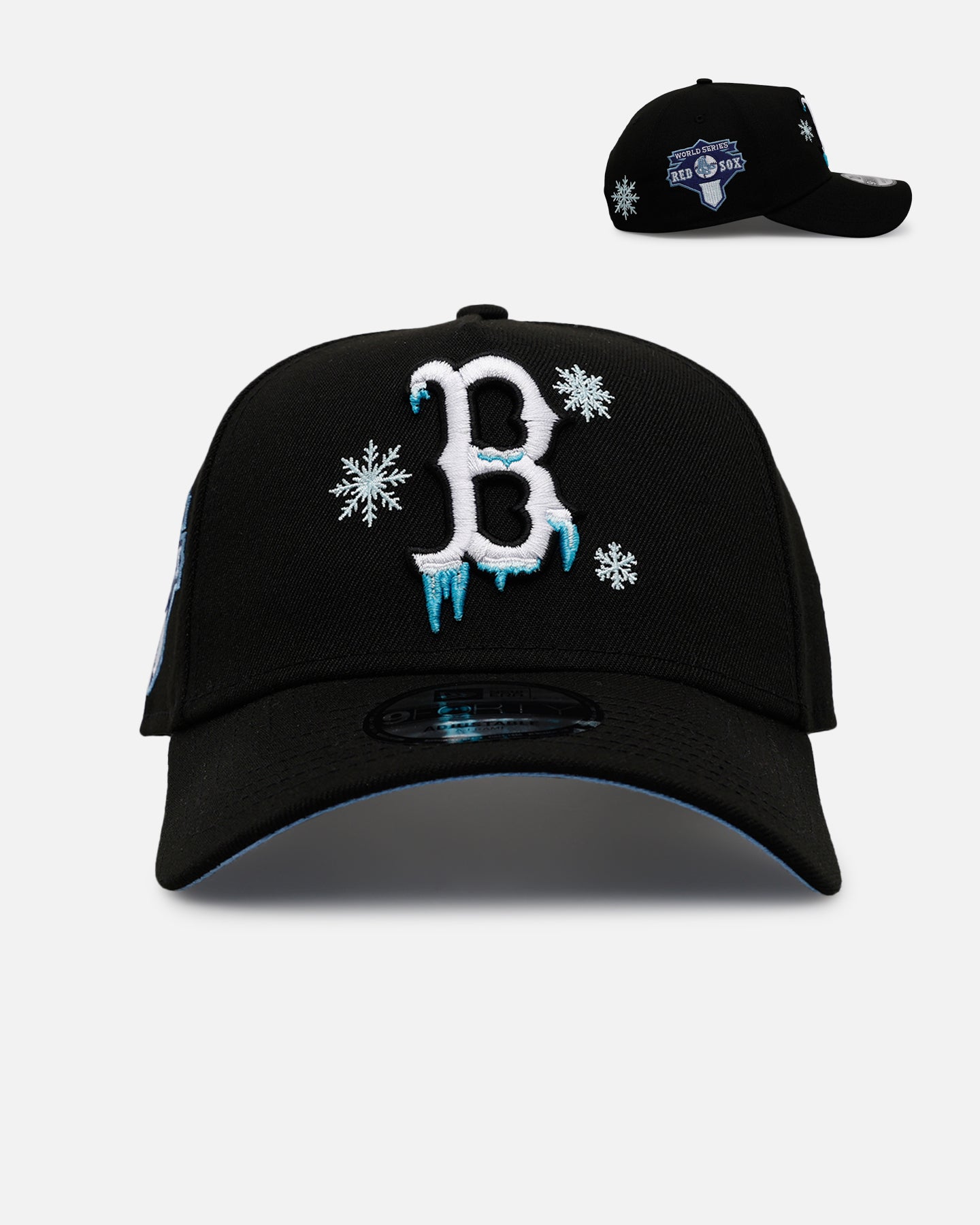 New Era Boston Red Sox 'Cold As Ice' 9FORTY A-Frame Snapback Black