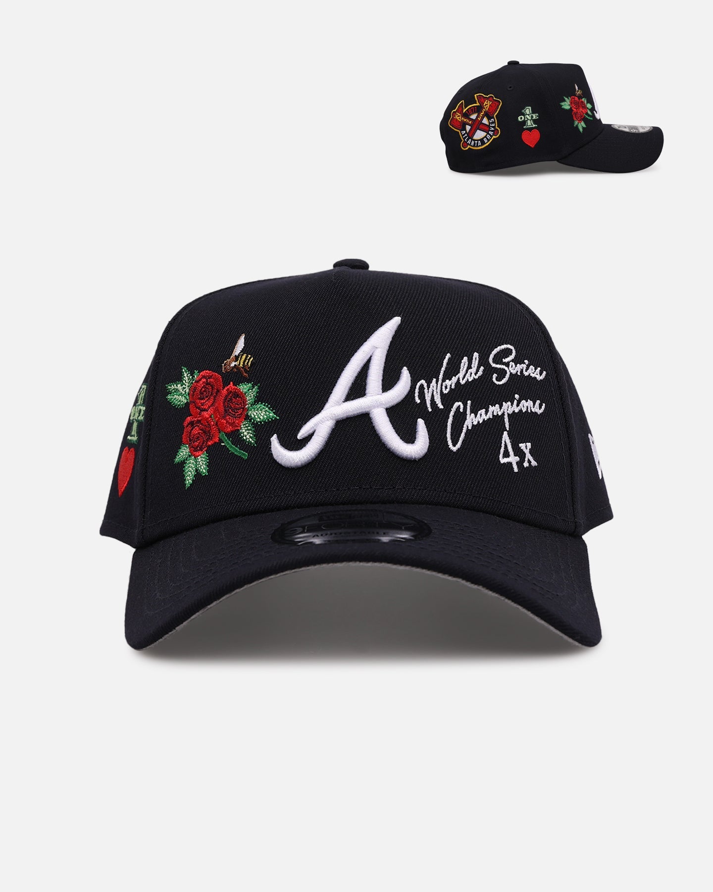 New Era Atlanta Braves 'One Love' 9FORTY A-Frame Snapback Official Team Color