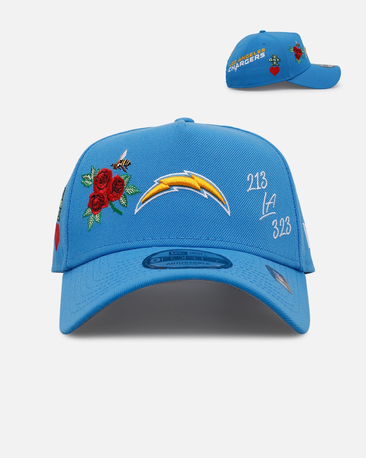 New Era Los Angeles Chargers 'One Love' 9FORTY A-Frame Snapback Official Team Color