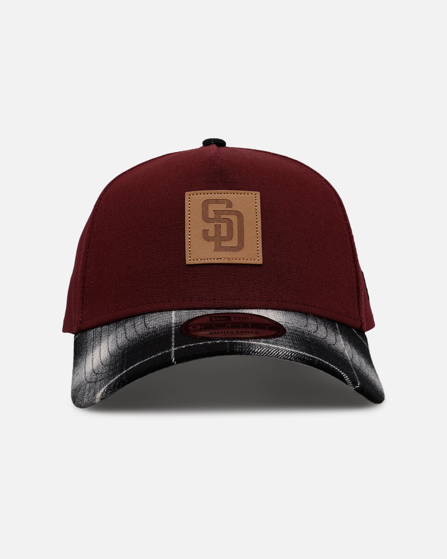New Era San Diego Padres 'Workwear' 9FORTY A-Frame Snapback Maroon