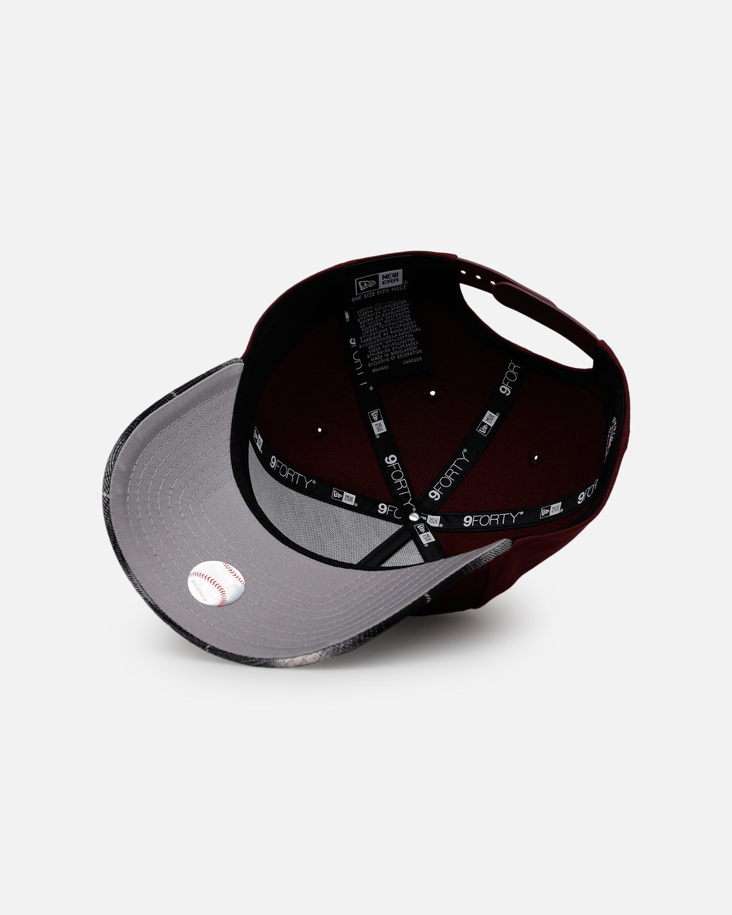 New Era New York Yankees 'Workwear' 9FORTY A-Frame Snapback Maroon