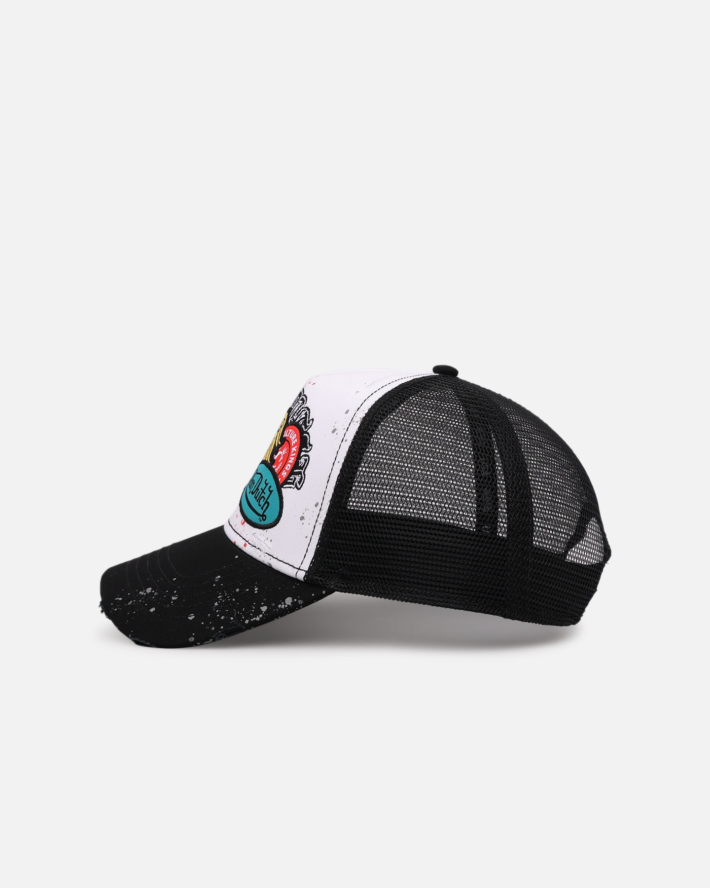 Von Dutch X Culture Kings CK Trucker Snapback White/Black