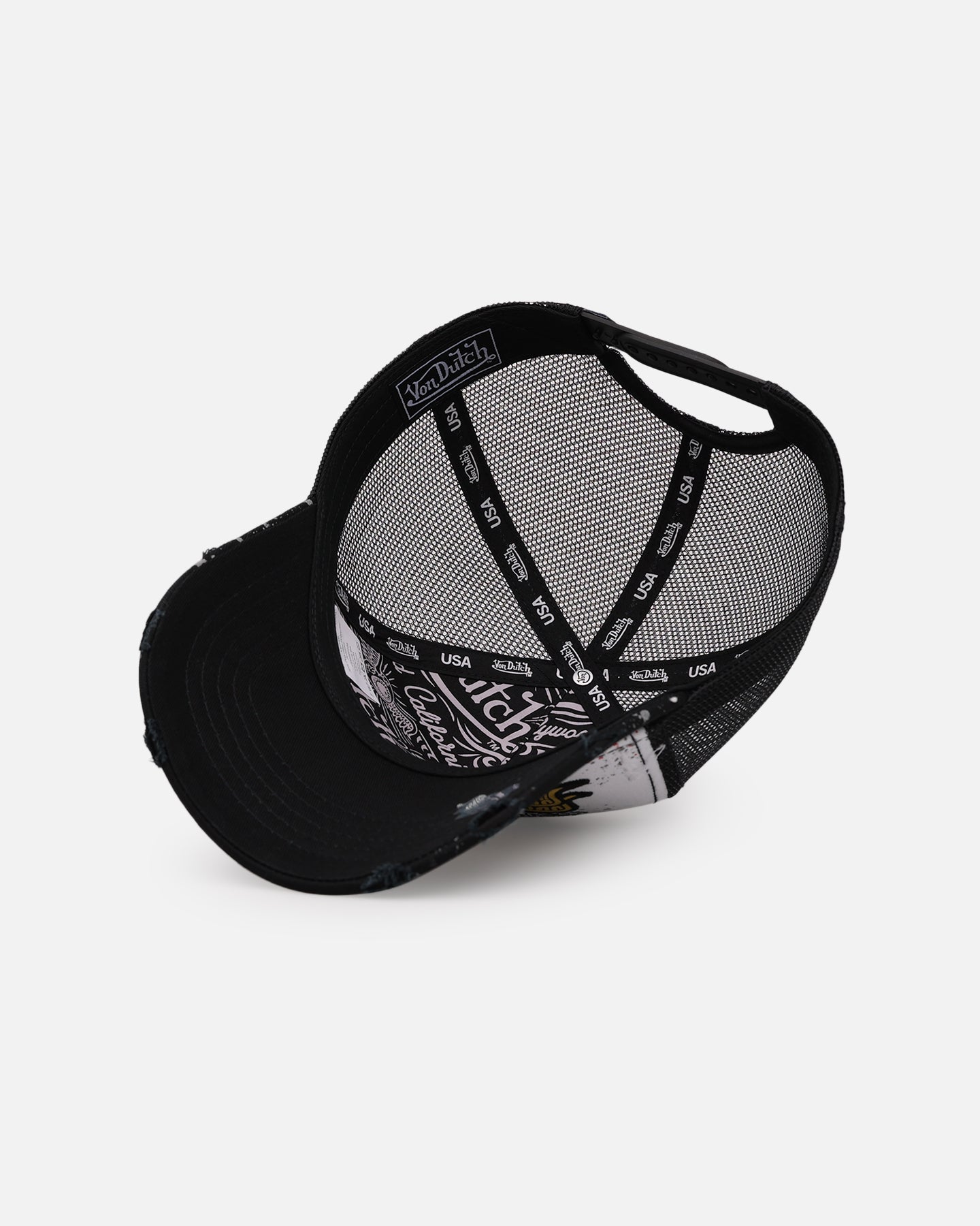 Von Dutch X Culture Kings CK Trucker Snapback White/Black