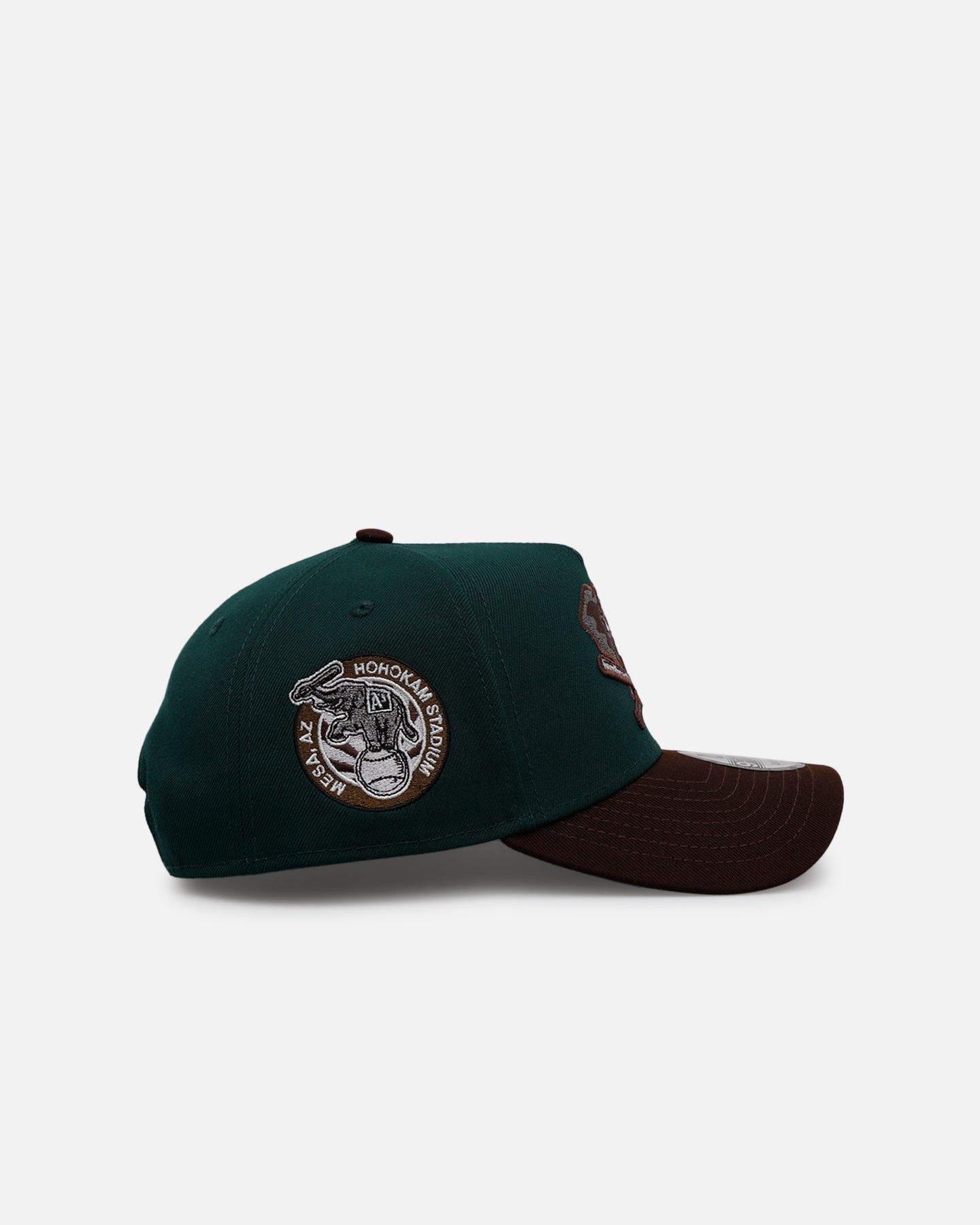 New Era Oakland Athletics 'Rainforest' 9FORTY A-Frame Snapback Green/Brown