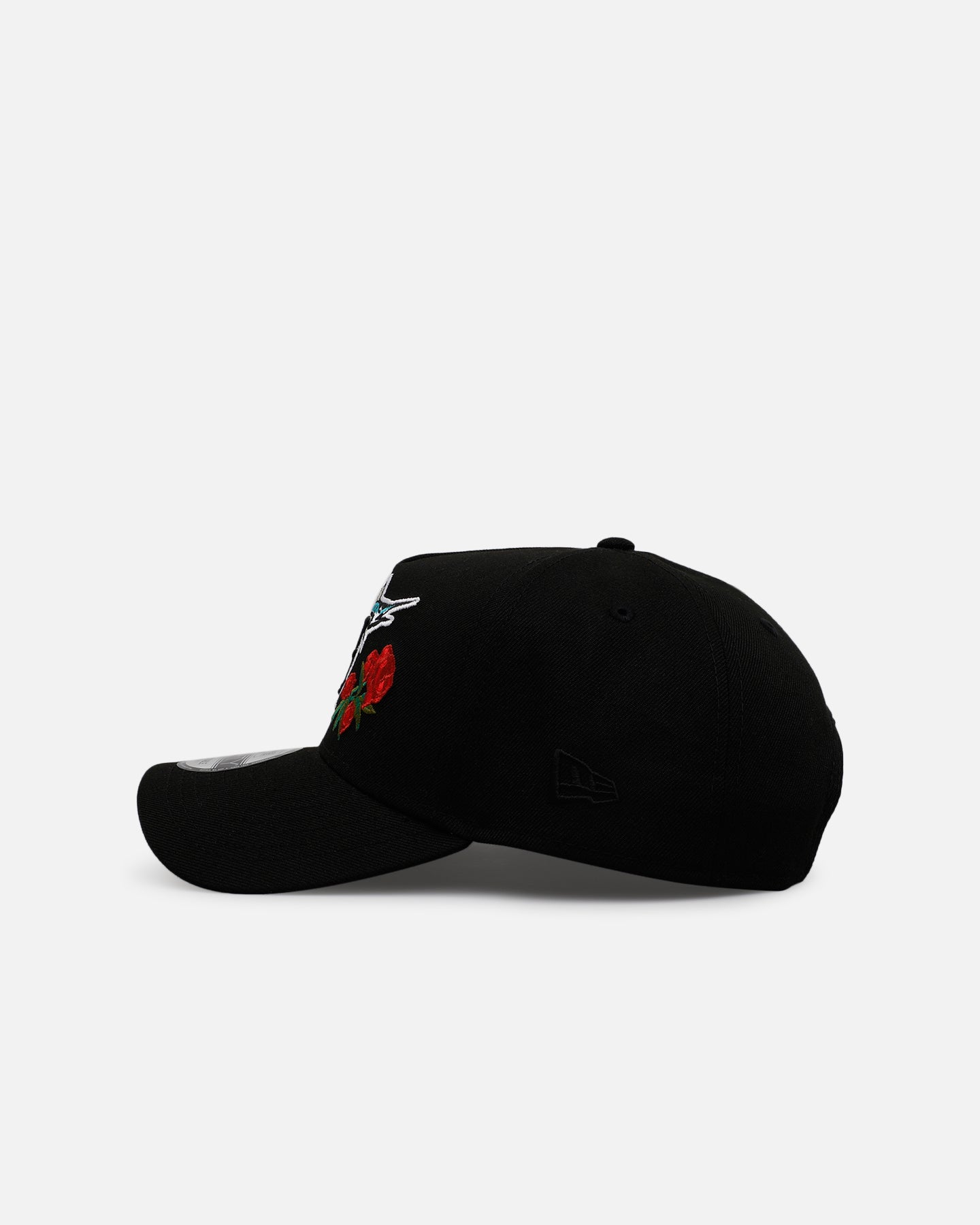 New Era Florida Marlins 'Rose Emblem' 9FORTY A-Frame Snapback Official Team Color