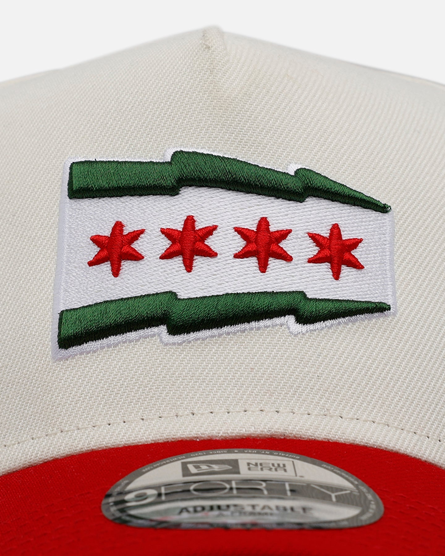 New Era Chicago Cubs 'Strawberry' 9FORTY A-Frame Snapback Chrome/Red