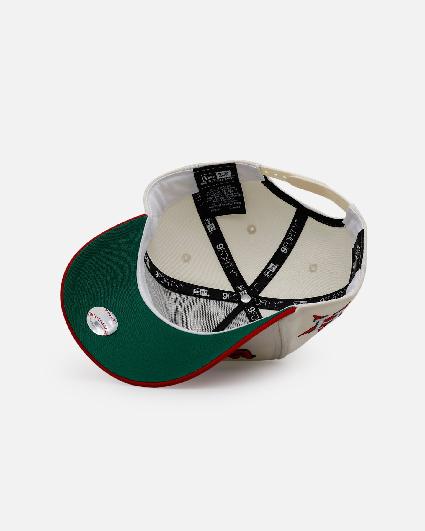 New Era Houston Astros 'Strawberry' 9FORTY A-Frame Snapback Chrome/Red