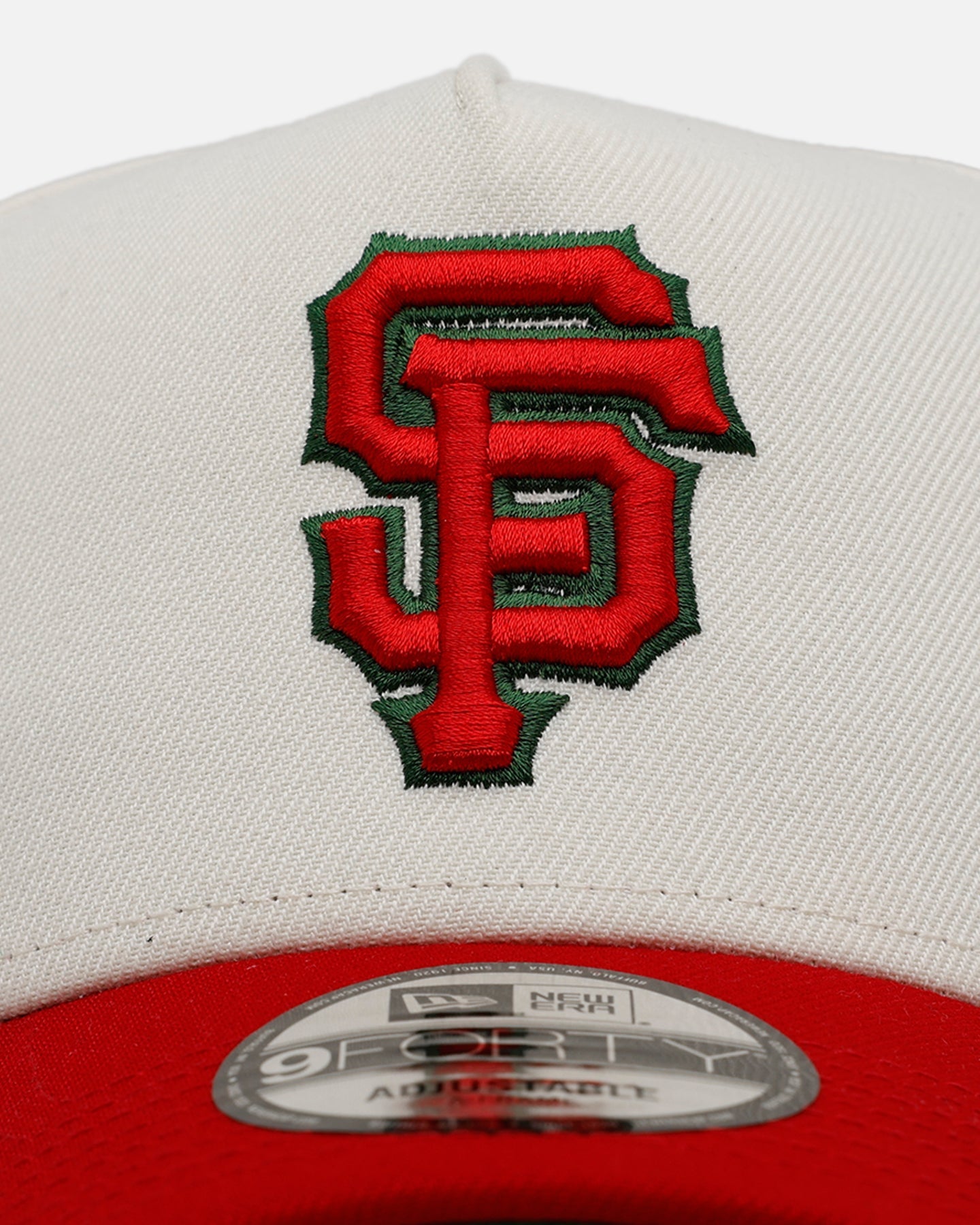 New Era San Francisco Giants 'Strawberry' 9FORTY A-Frame Snapback Chrome/Red