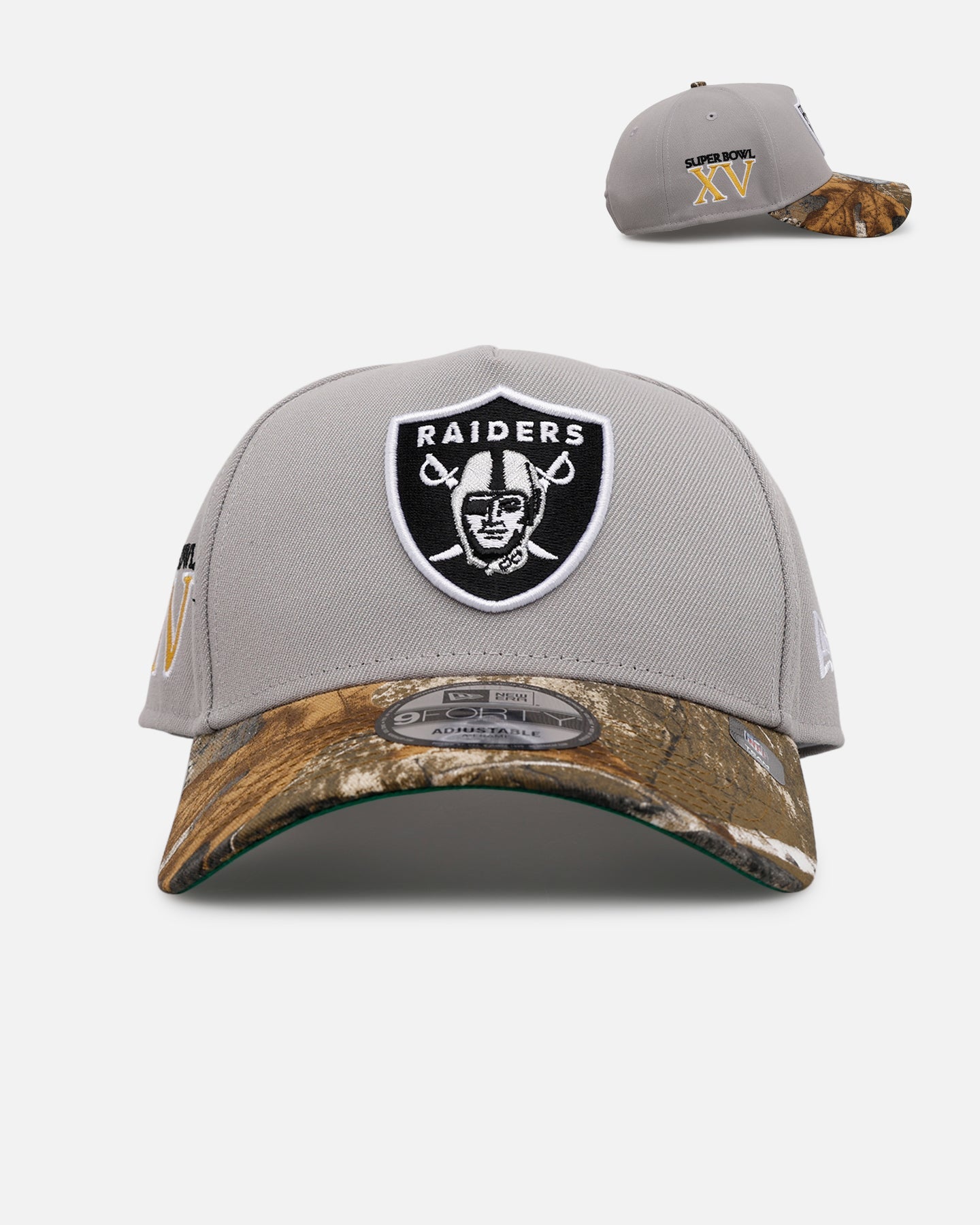 New Era Las Vegas Raiders 'Realtree Visor' 9FORTY A-Frame Snapback Official Team Color