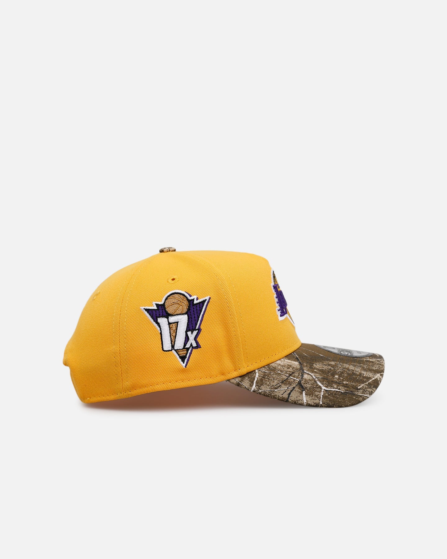 New Era Los Angeles Lakers 'Realtree Visor' 9FORTY A-Frame Snapback Official Team Color