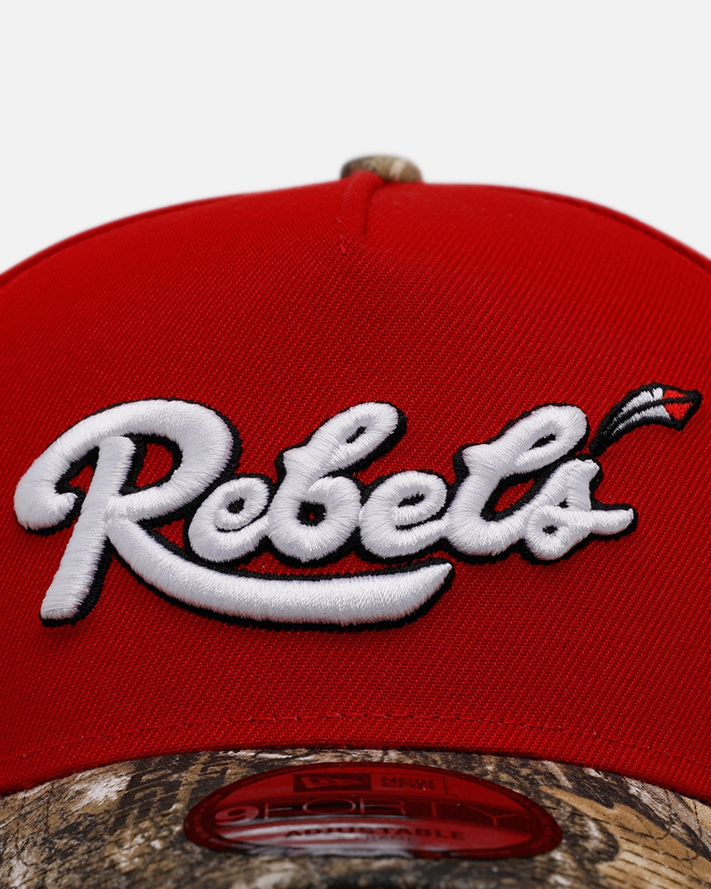 New Era Ole Miss Rebels Football 'Realtree Visor' 9FORTY A-Frame Snapback Official Team Color