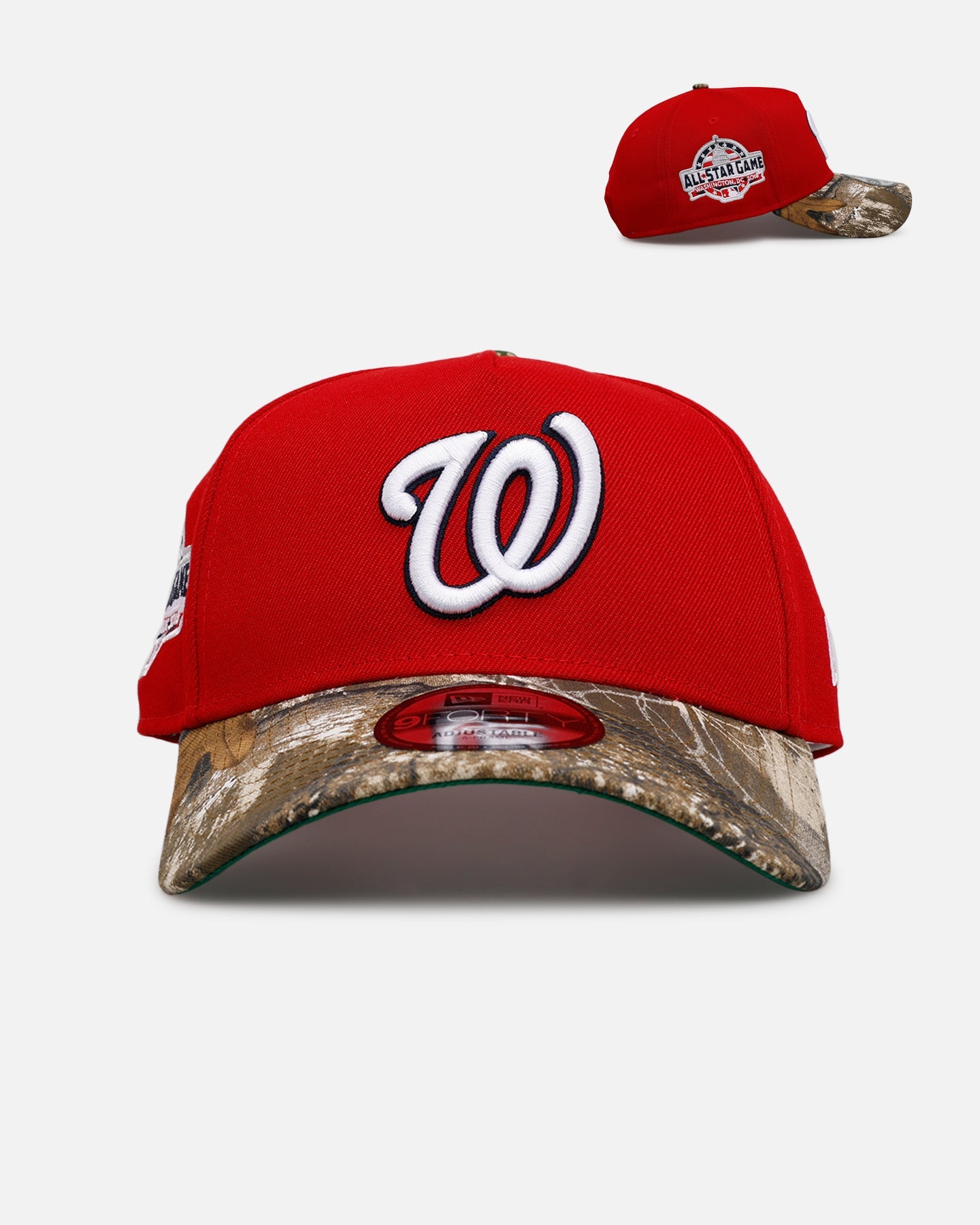 New Era Washington Nationals 'Realtree Visor' 9FORTY A-Frame Snapback Official Team Color
