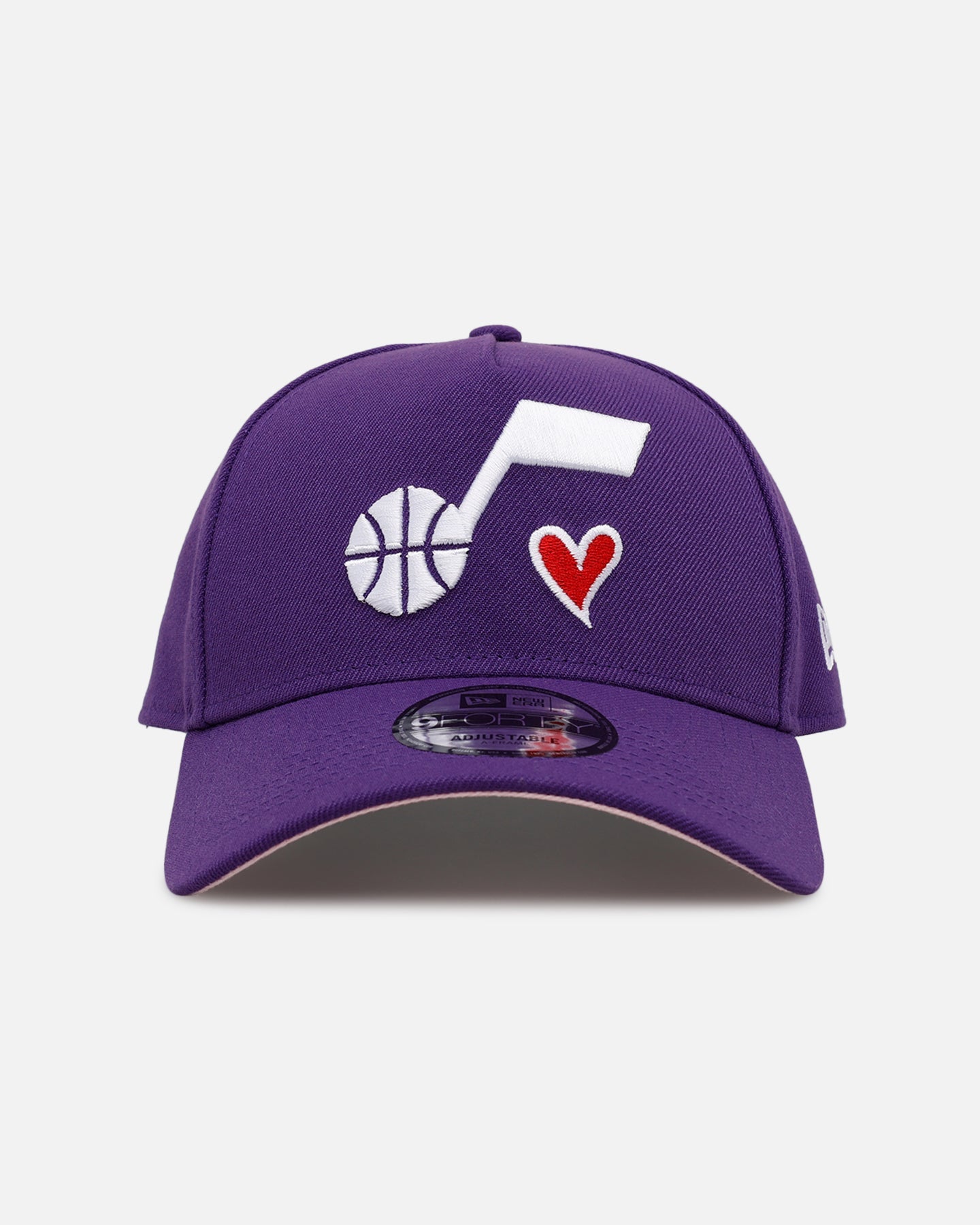 New Era Utah Jazz 'Team Color Hearts' 9FORTY A-Frame Snapback Official Team Color