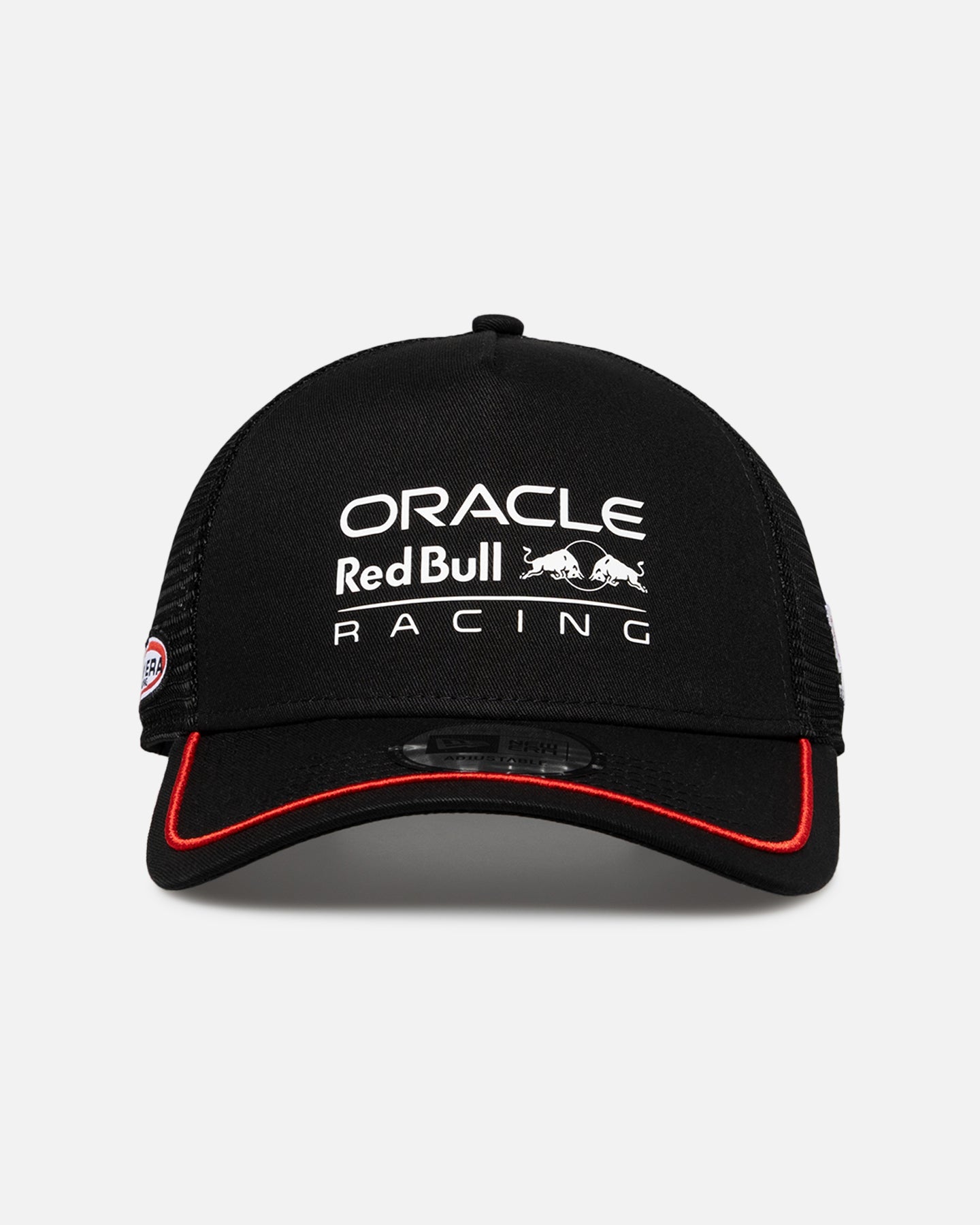 New Era X Redbull Racing F1 Patch 9FORTY A-Frame Trucker Snapback Black