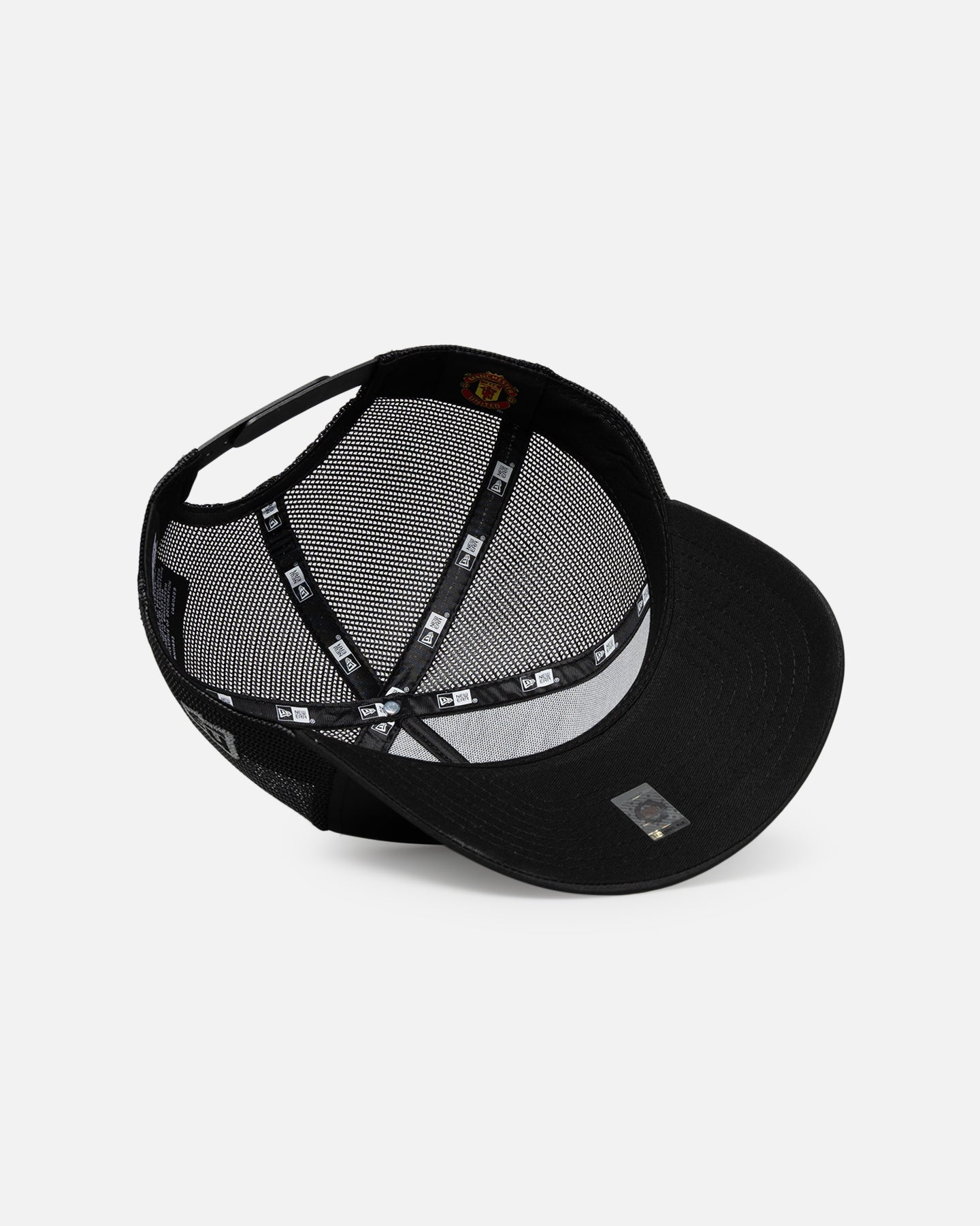 New Era Manchester United FC Reflective A-Frame Trucker Snapback Black