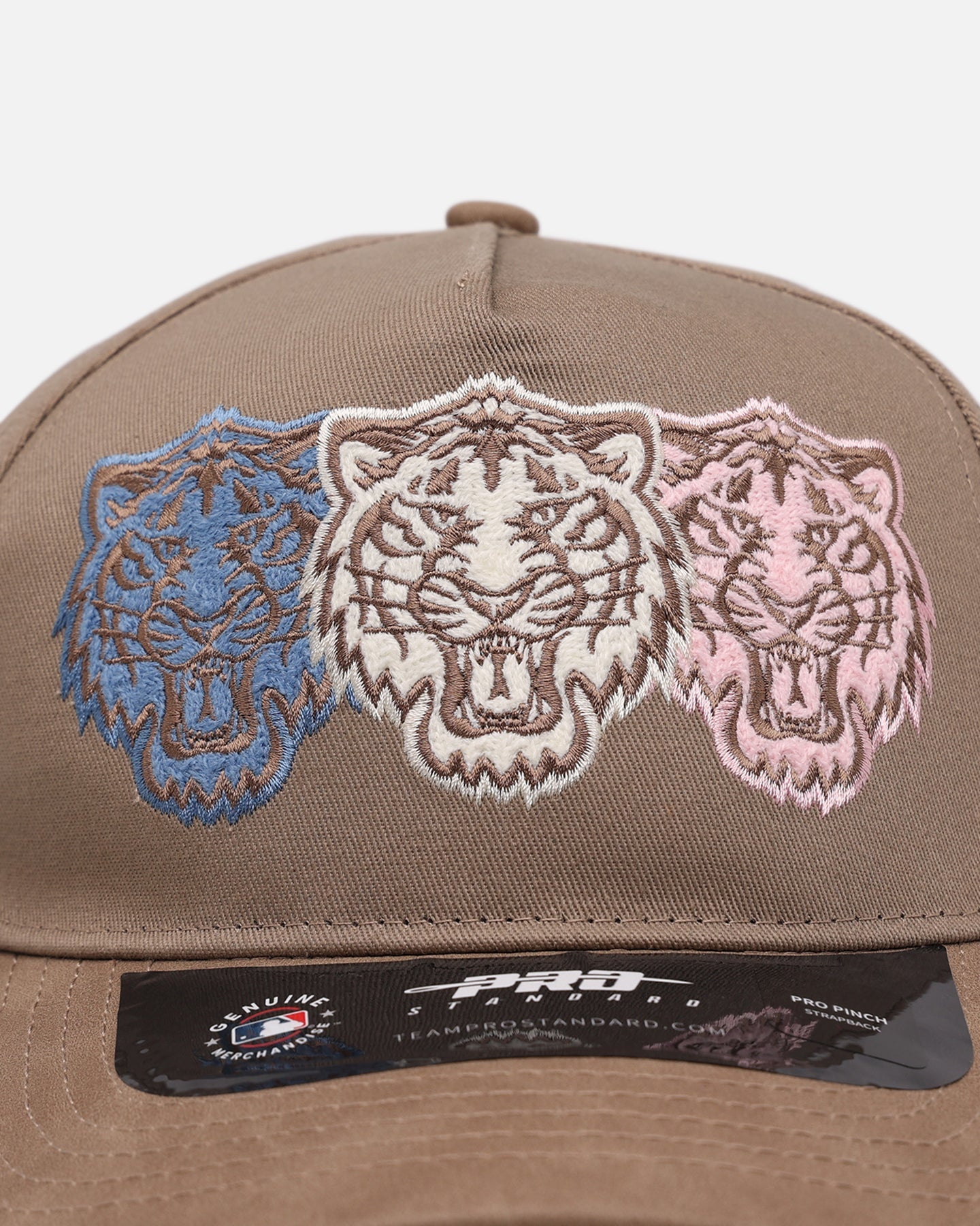 Pro Standard Detroit Tigers 'Multicolor Logos' Pro Pinch Strapback Multicolor