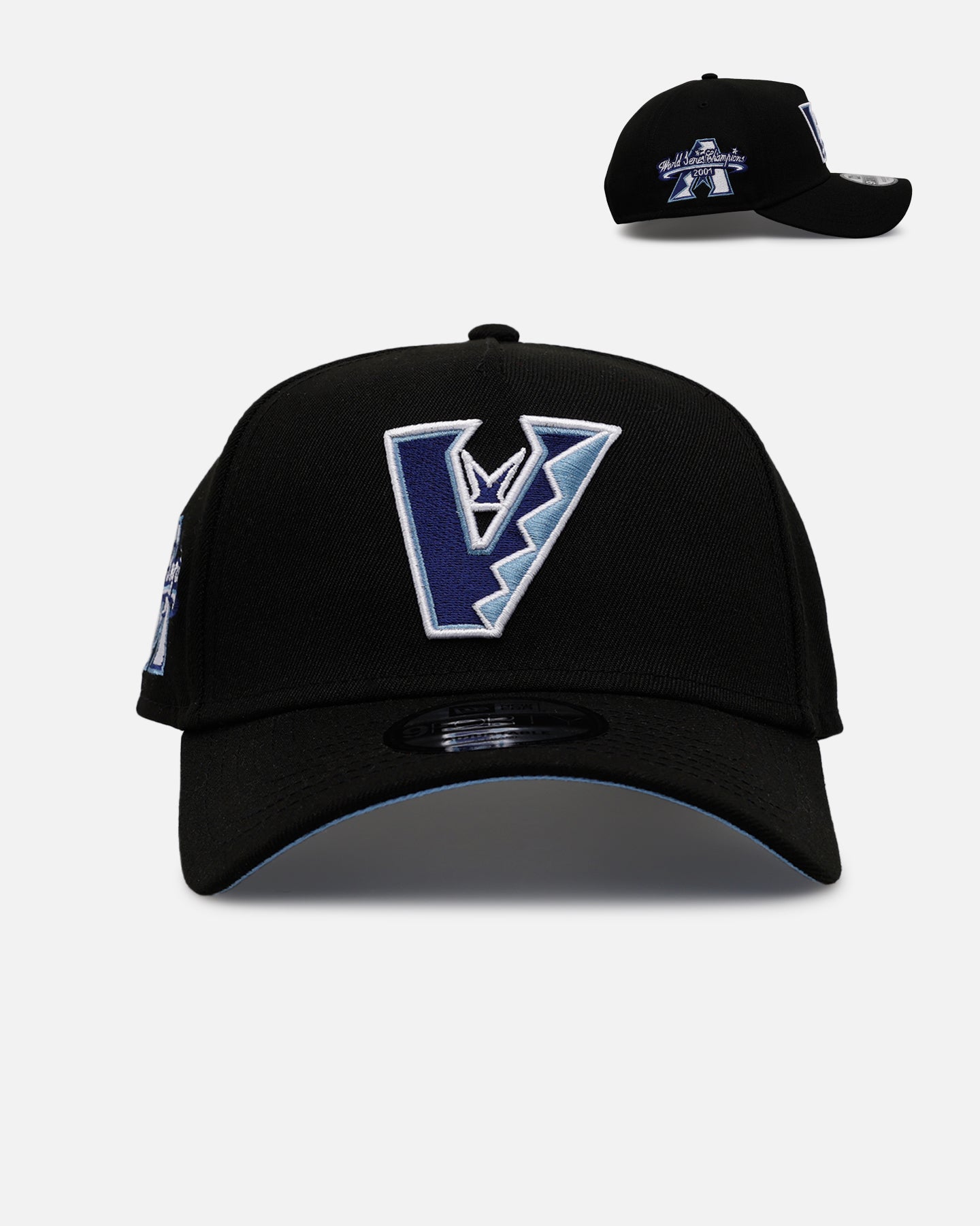 New Era Arizona Diamondbacks 'Black And Sky Blue' 9FORTY A-Frame Snapback Black/Sky Blue