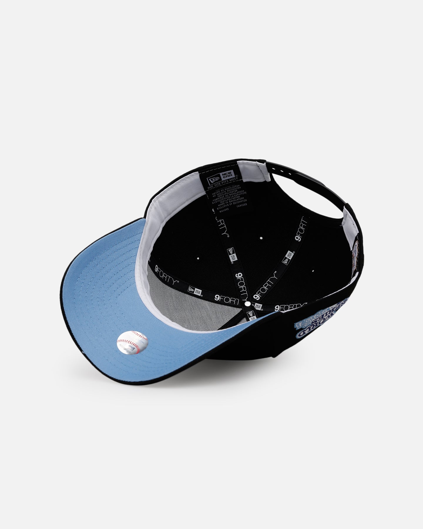 New Era Detroit Tigers 'Black And Sky Blue' 9FORTY A-Frame Snapback Black/Sky Blue