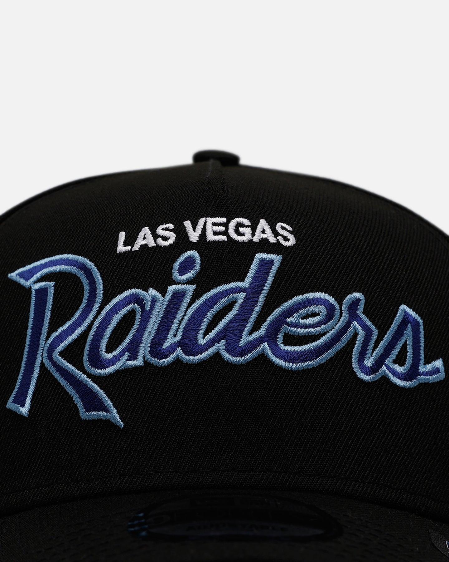 New Era Las Vegas Raiders 'Black And Sky Blue' 9FORTY A-Frame Snapback Black/Sky Blue