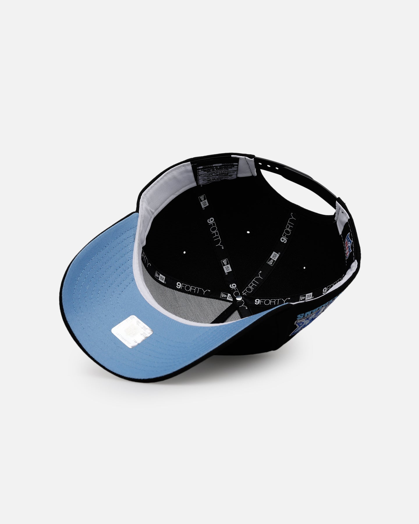 New Era Philadelphia Eagles 'Black And Sky Blue' 9FORTY A-Frame Snapback Black/Sky Blue