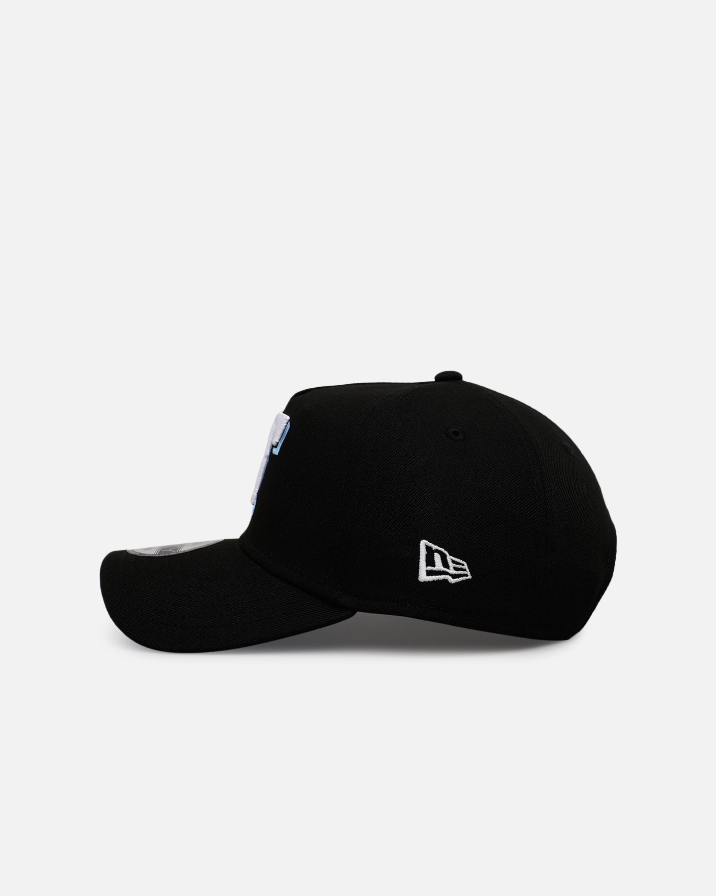 New Era Texas Rangers 'Black And Sky Blue' 9FORTY A-Frame Snapback Black/Sky Blue